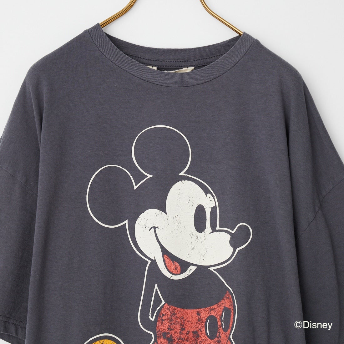 Oblada [オブラダ] MICKEY MOUSE / ショートスリーブTシャツ [M2610CU28] F.BLACK