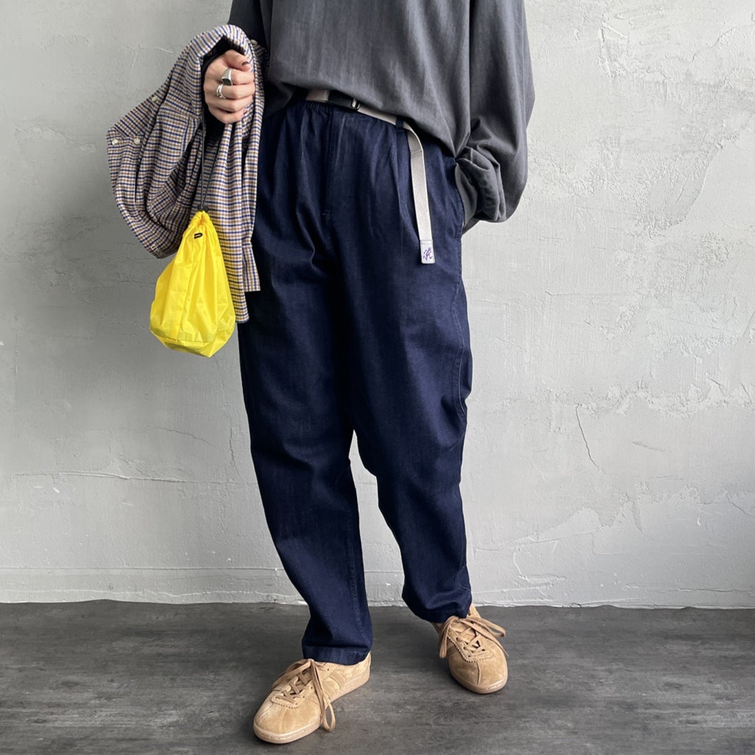 ONE WASH&&モデル身長：158cm 着用サイズ：S&&