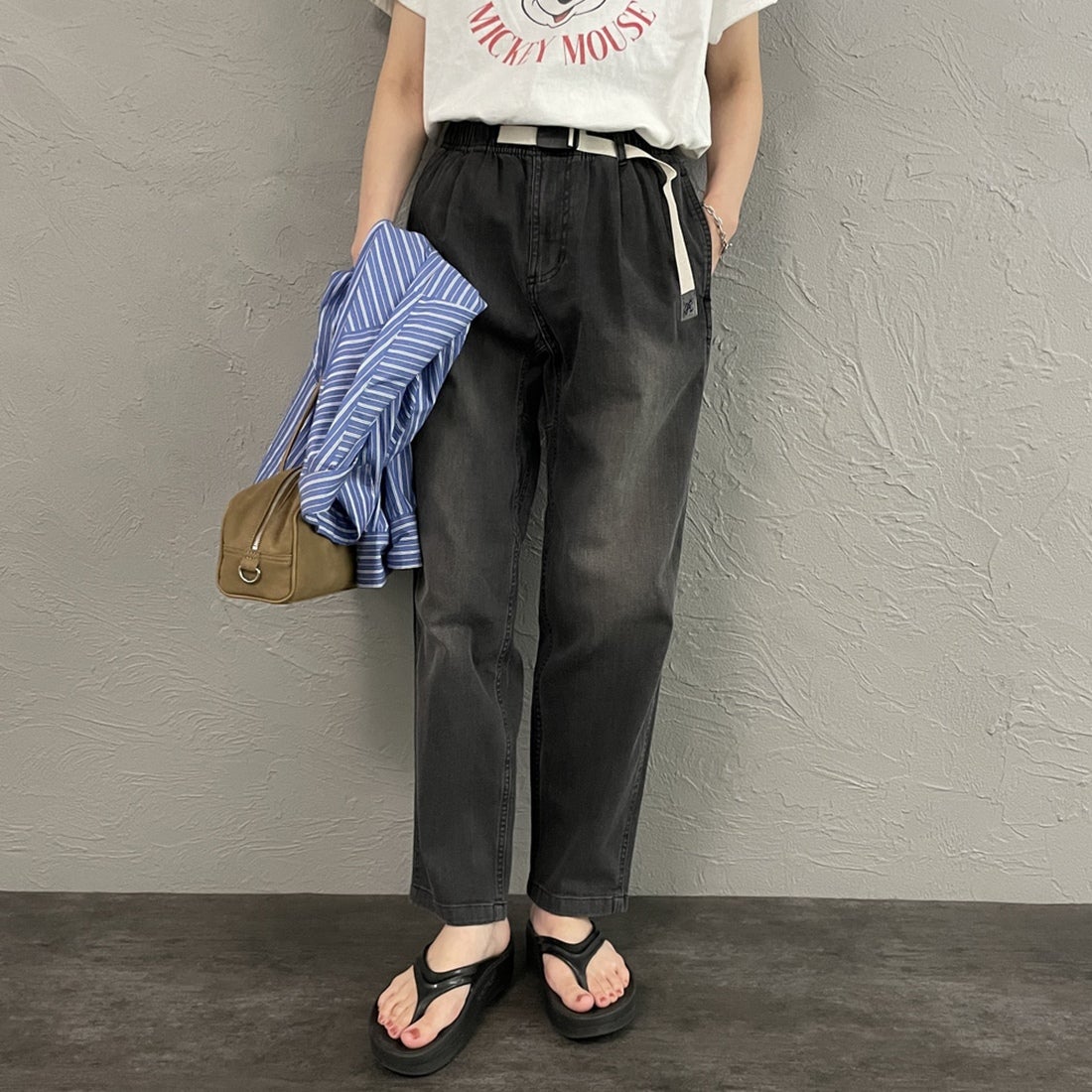 BLACK USED&&モデル身長：160cm 着用サイズ：S&&