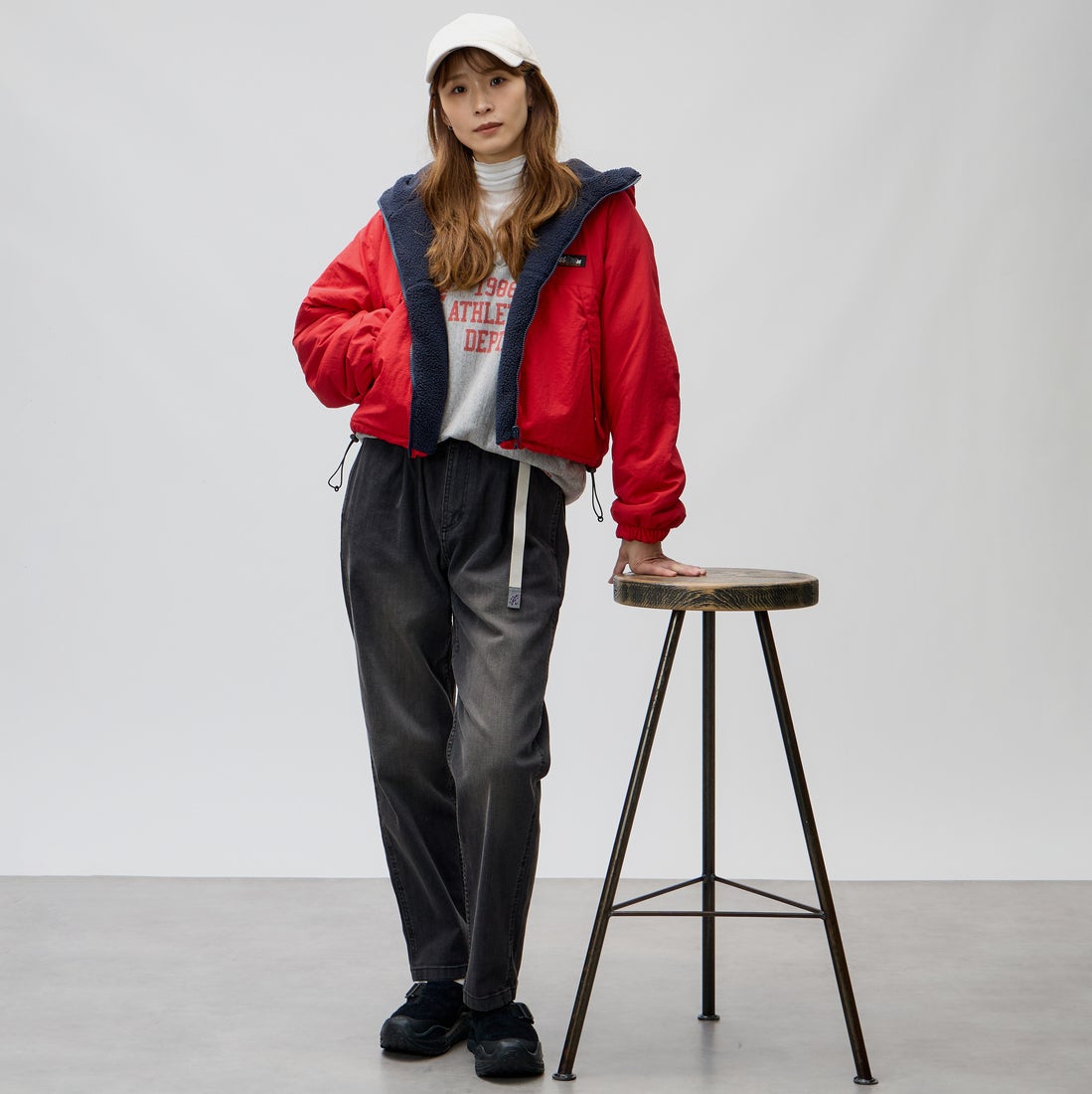 Gramicci [グラミチ] 別注 ストレッチデニム エブリデイパンツ [DENIM-EVERYDAY-JF] BLACK USED