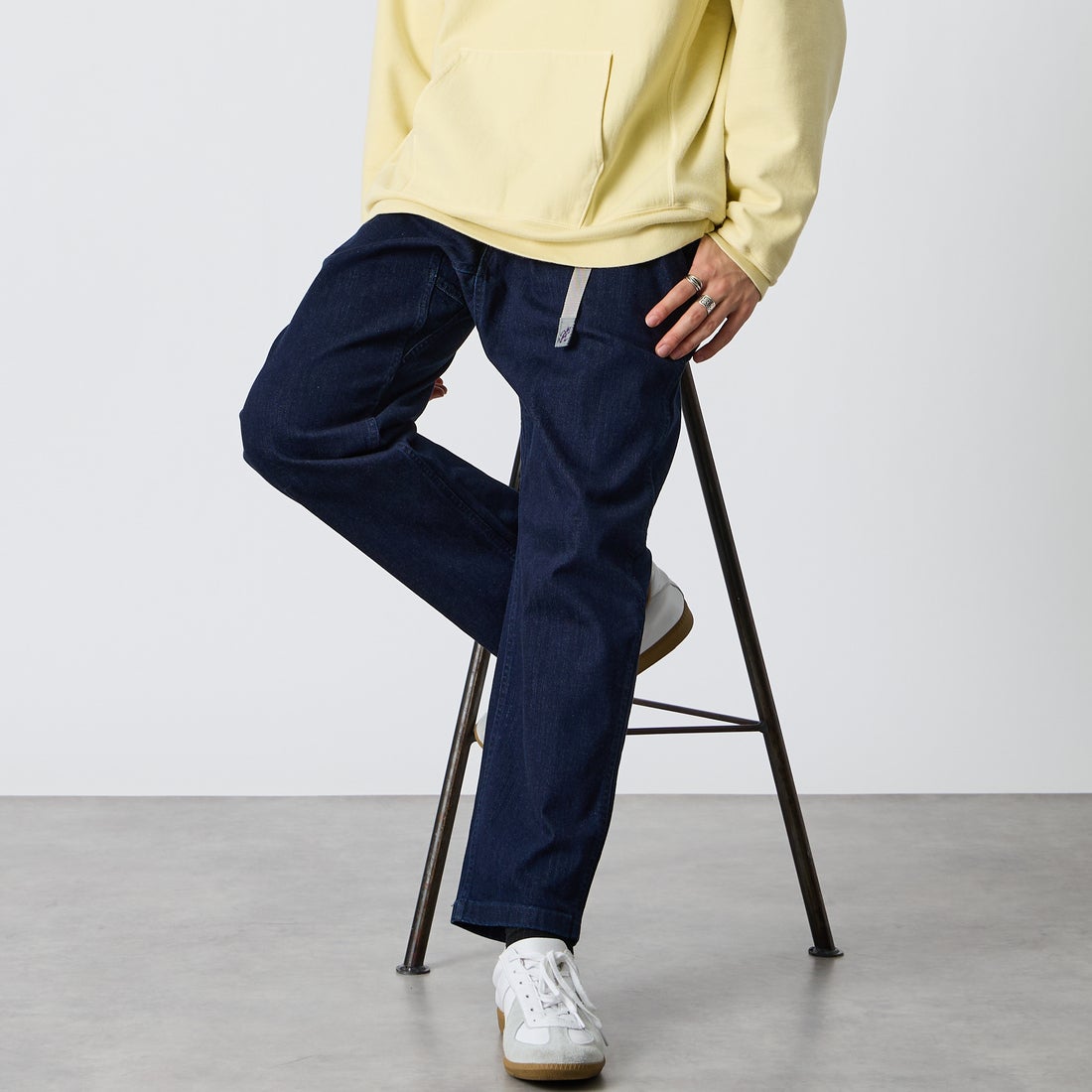 ONE WASH&&モデル身長：177cm 着用サイズ：L&&