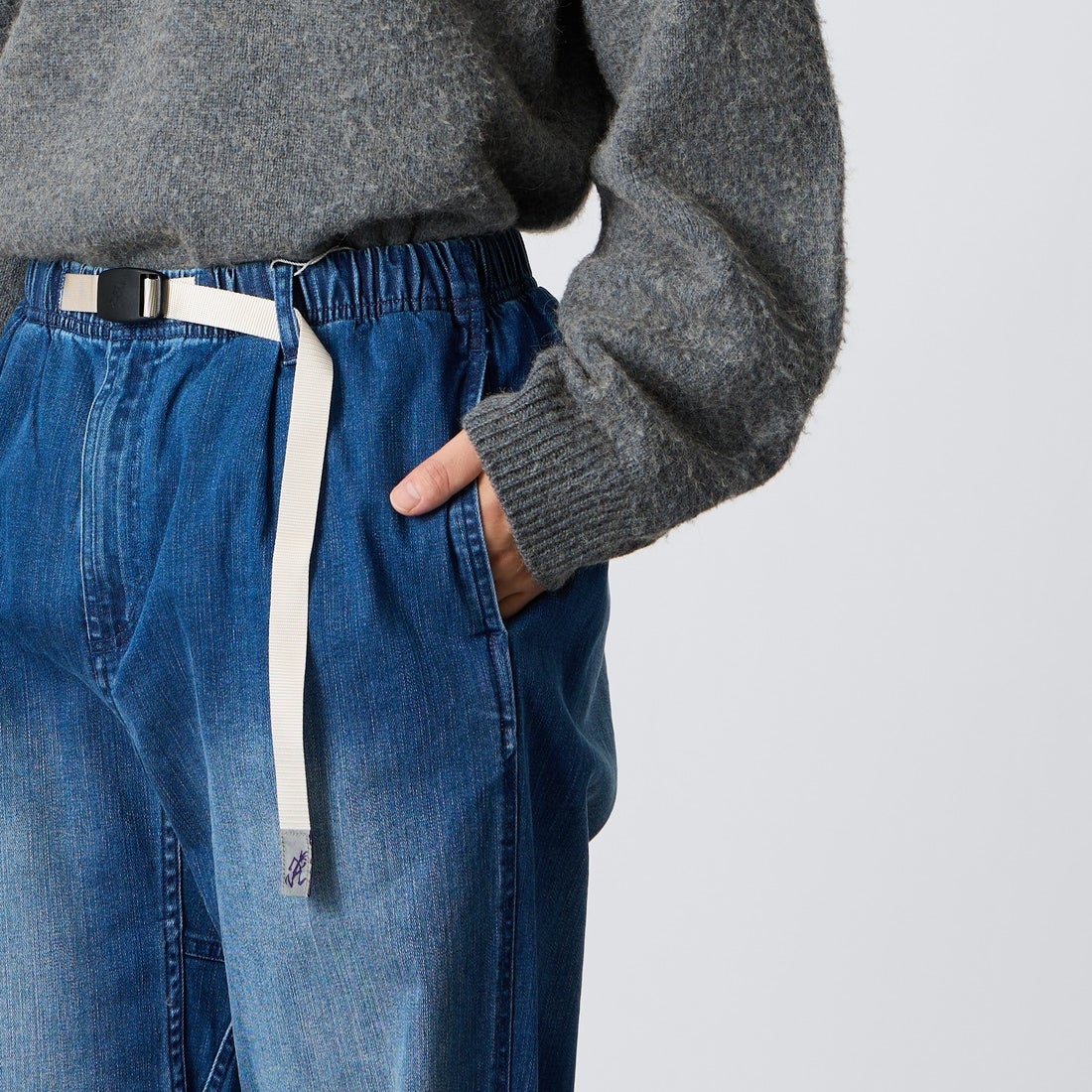 GRAMiCCi [グラミチ] 別注 ストレッチデニム エブリデイパンツ [DENIM-EVERYDAY-JF] DARK USED