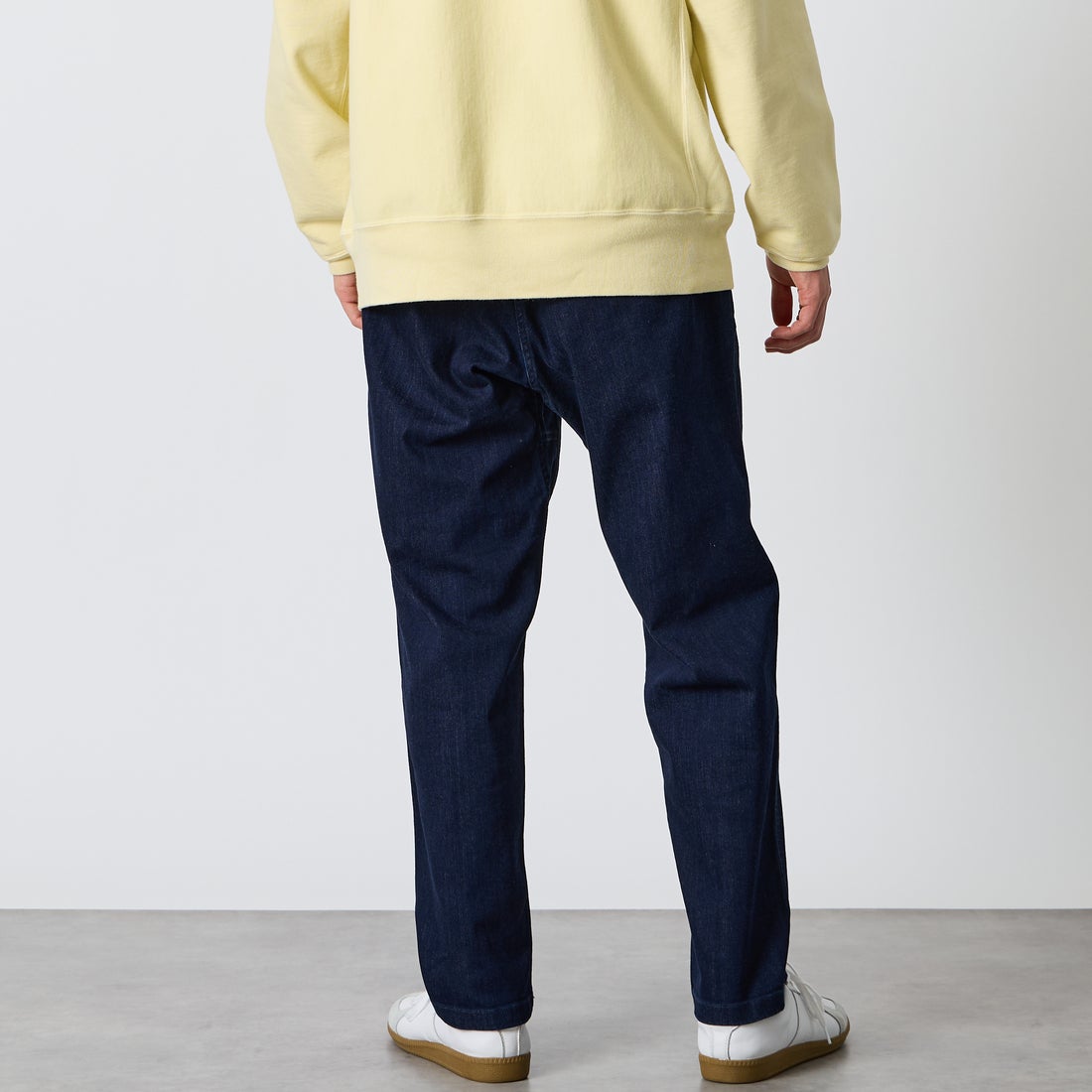 GRAMiCCi [グラミチ] 別注 ストレッチデニム エブリデイパンツ [DENIM-EVERYDAY-JF] ONE WASH &&モデル身長：177cm 着用サイズ：L&&