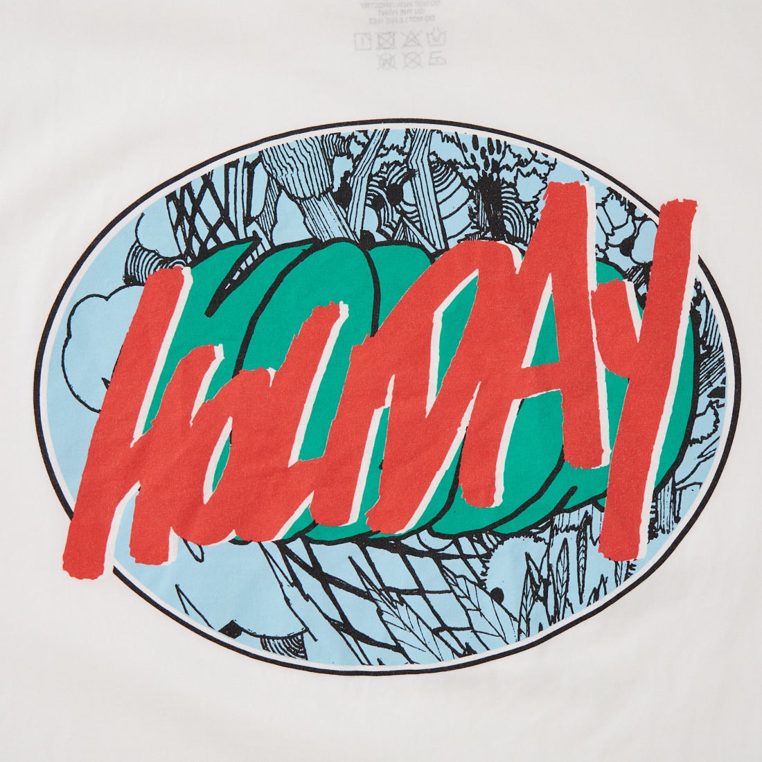 HOLIDAY [ホリデイ] スーパーファイン サークルロゴショートスリーブTシャツ [26101114] WHITE