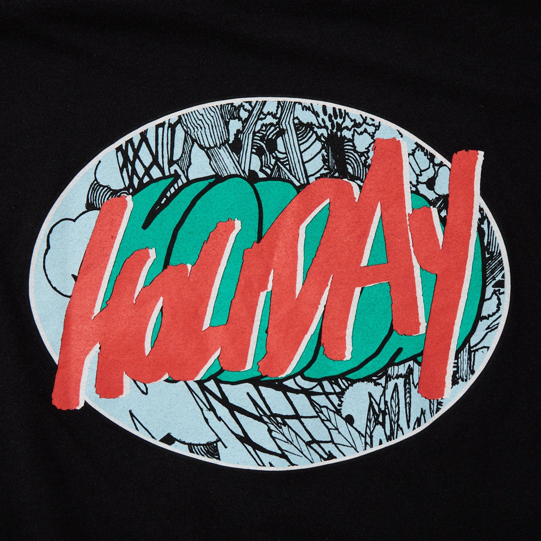 HOLIDAY [ホリデイ] スーパーファイン サークルロゴショートスリーブTシャツ [26101114] BLACK