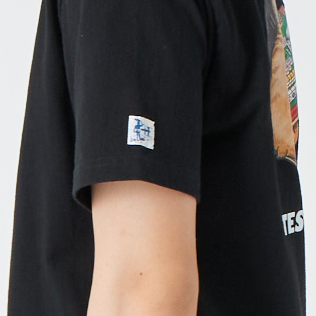 The Endless Summer [エンドレスサマー] YAKUMAN ショートスリーブTシャツ [FH-26574344] 01 BLACK &&モデル身長：177cm 着用サイズ：M&&
