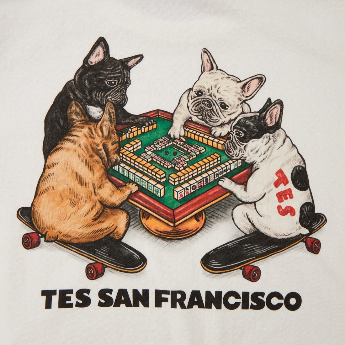 The Endless Summer [エンドレスサマー] YAKUMAN ショートスリーブTシャツ [FH-26574344] 07 WHITE