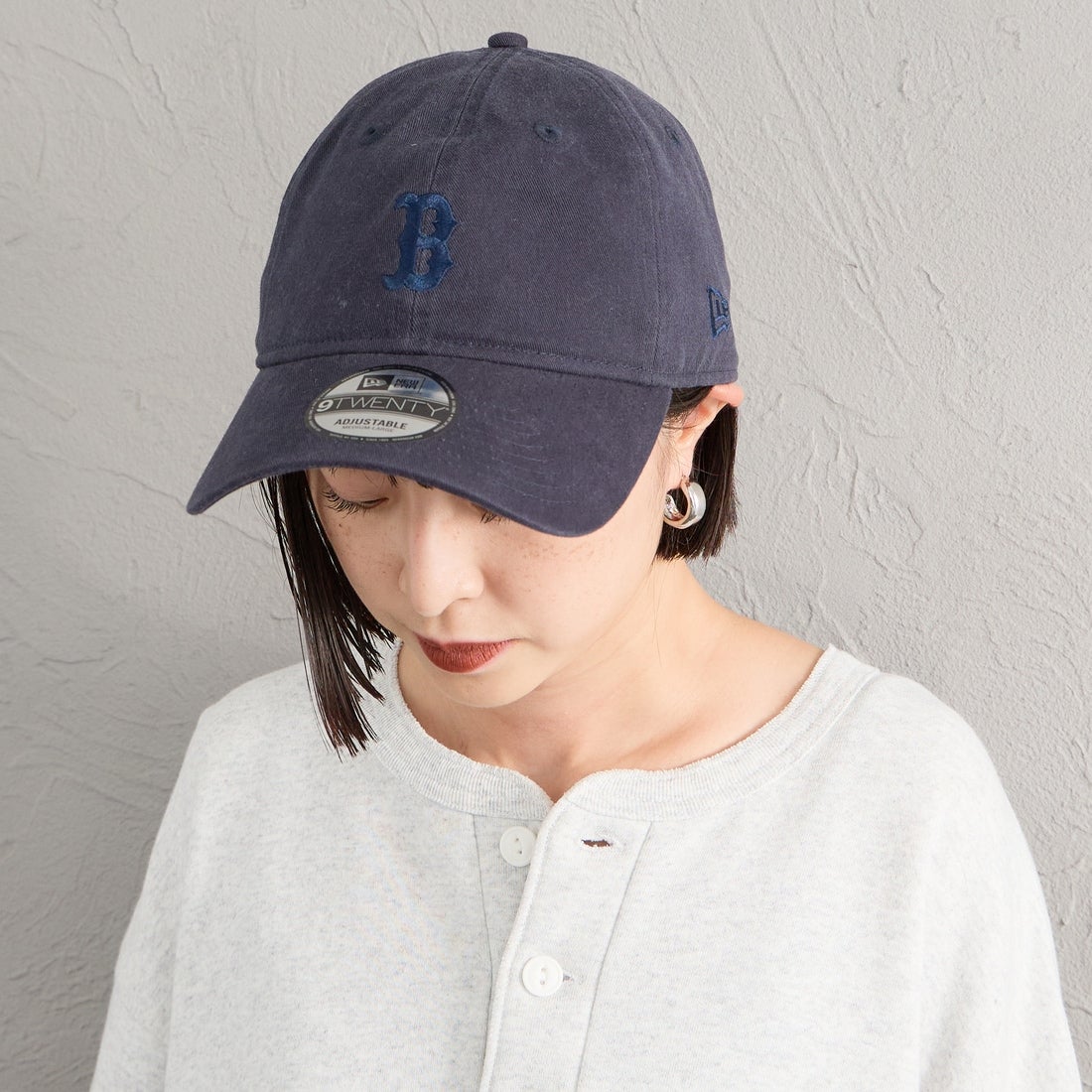 NEW ERA [ニューエラ] 別注 9TWENTY ベースボールキャップ ボストン・レッドソックス [15398389-JF] NAVY