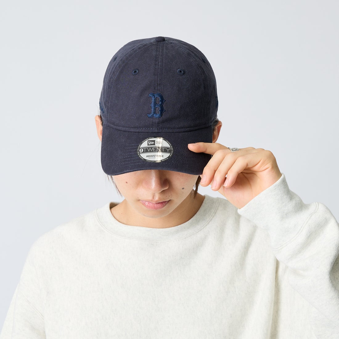 NEW ERA [ニューエラ] 別注 9TWENTY ベースボールキャップ ボストン・レッドソックス [15398389-JF] NAVY