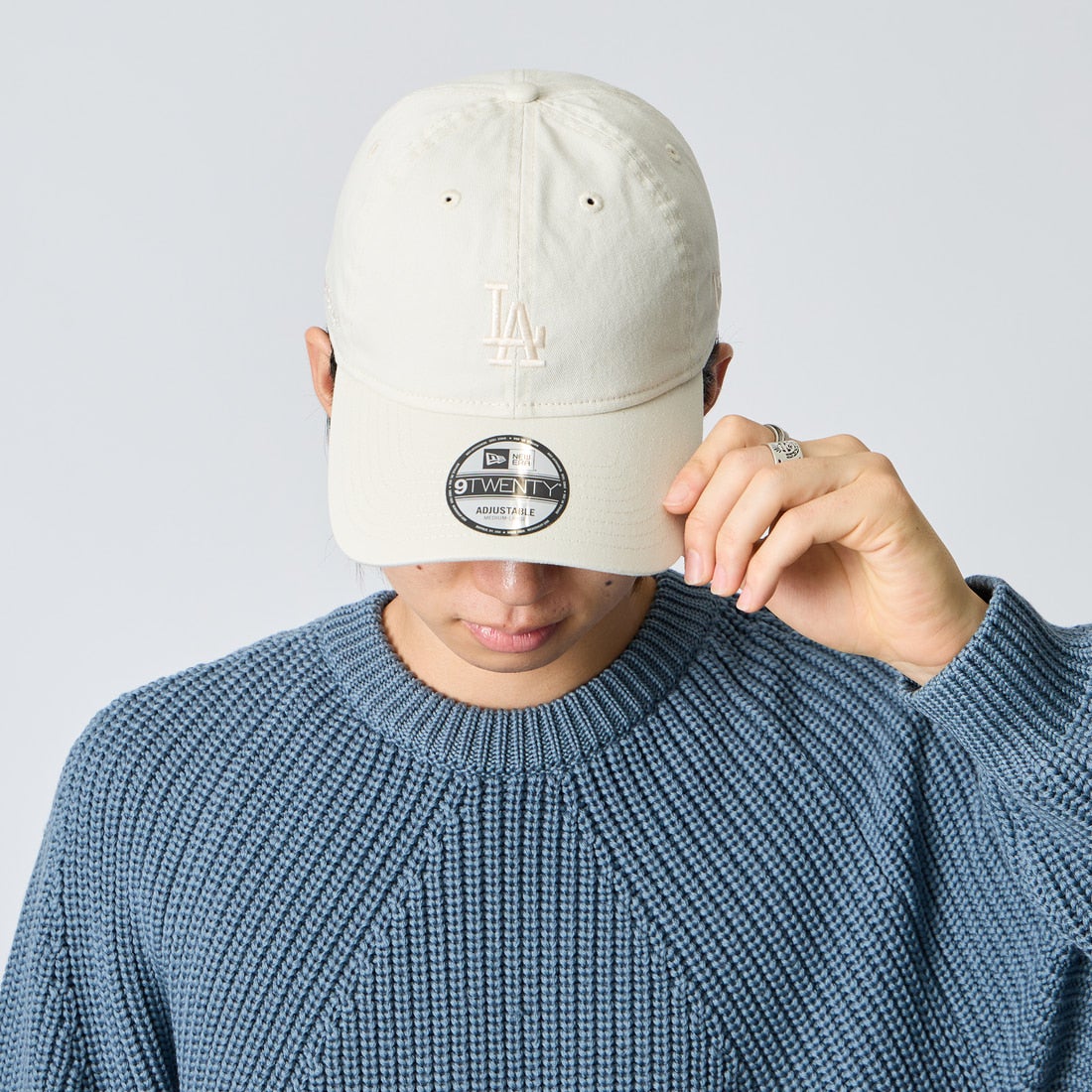 NEW ERA [ニューエラ] 別注 9TWENTY ベースボールキャップ ロサンゼルス・ドジャース [15398388-JF] IVORY