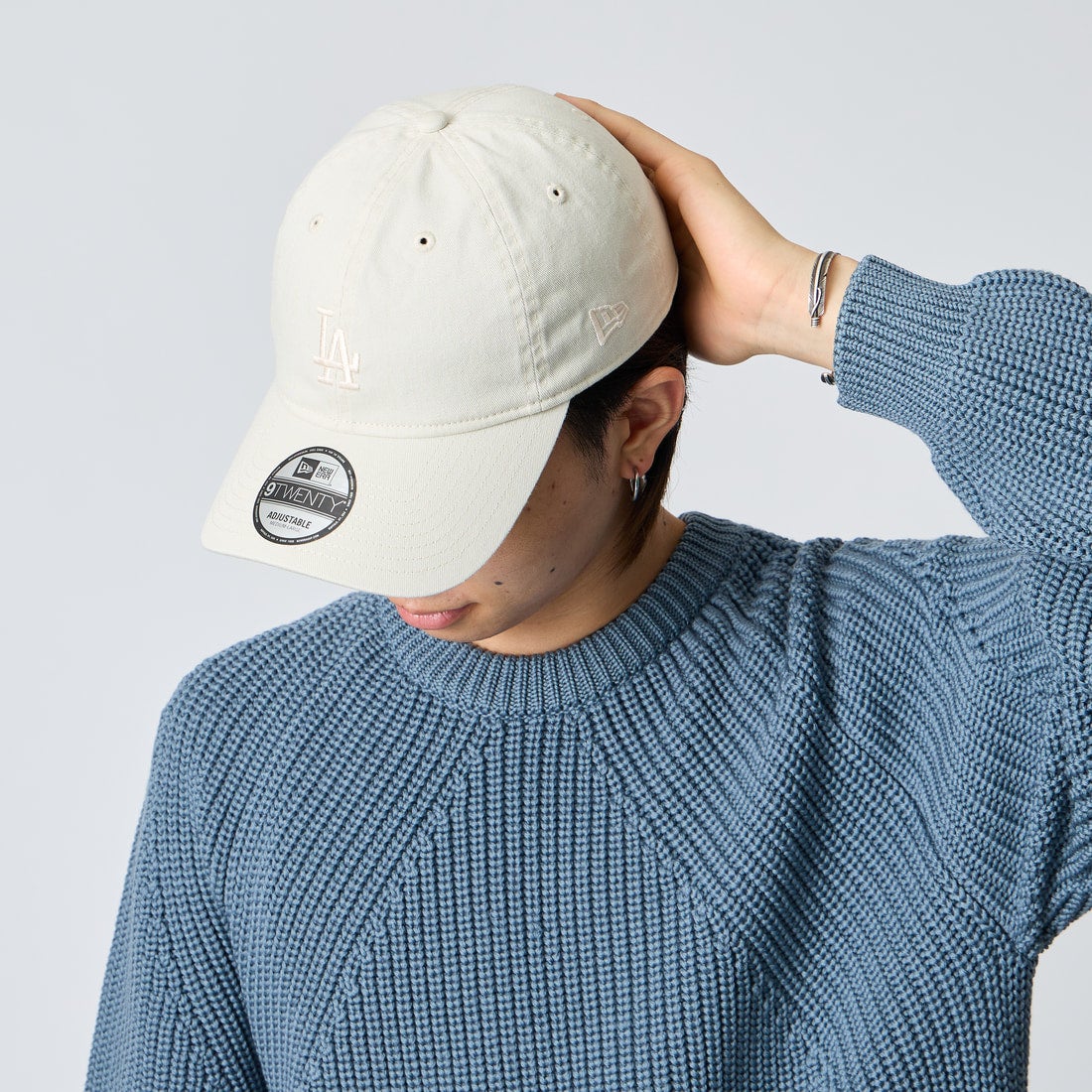 NEW ERA [ニューエラ] 別注 9TWENTY ベースボールキャップ ロサンゼルス・ドジャース [15398388-JF] IVORY