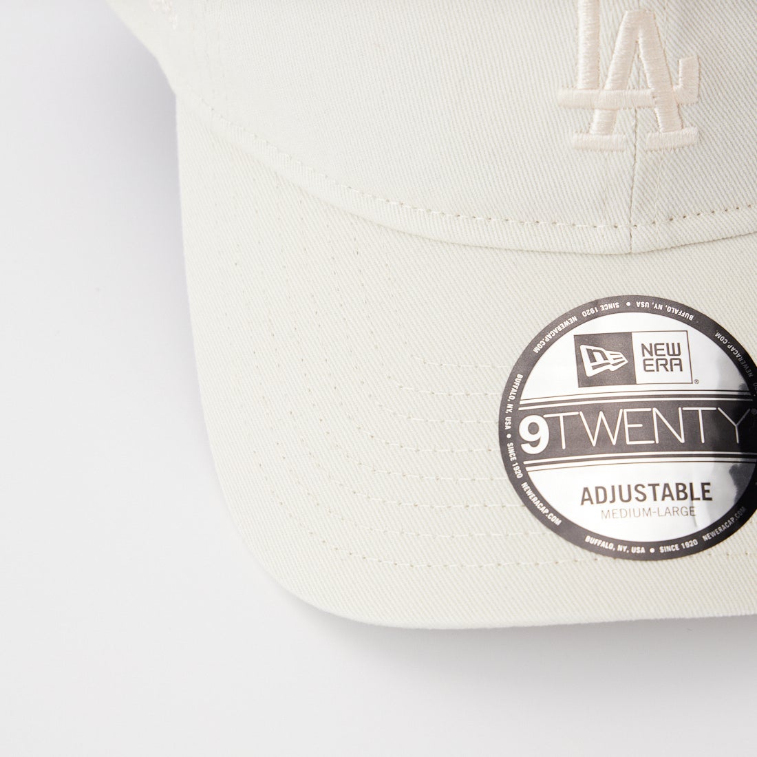 NEW ERA [ニューエラ] 別注 9TWENTY ベースボールキャップ ロサンゼルス・ドジャース [15398388-JF] IVORY
