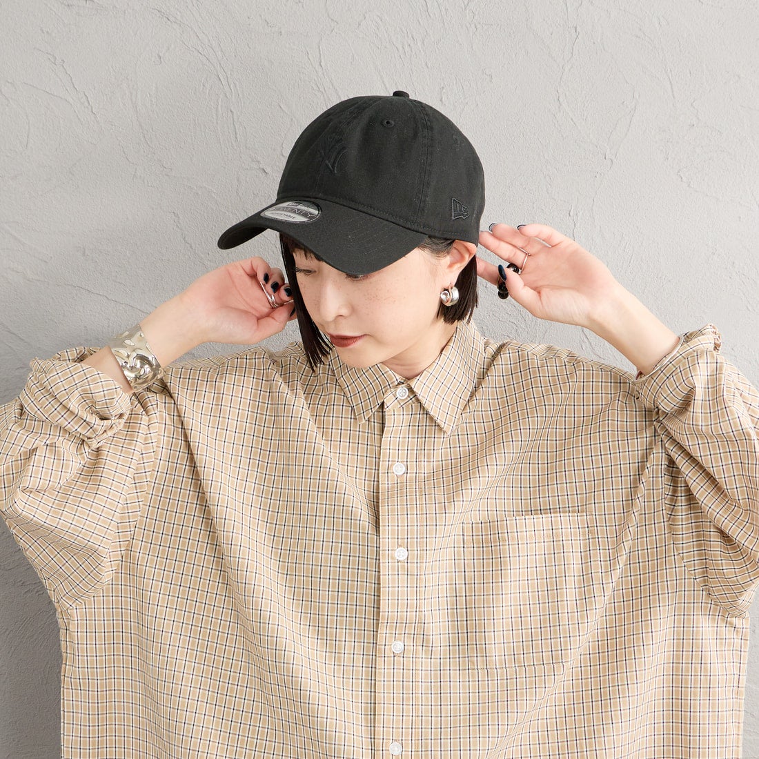 NEW ERA [ニューエラ] 別注 9TWENTY ベースボールキャップ ニューヨーク・ヤンキース [15398386-JF] BLACK