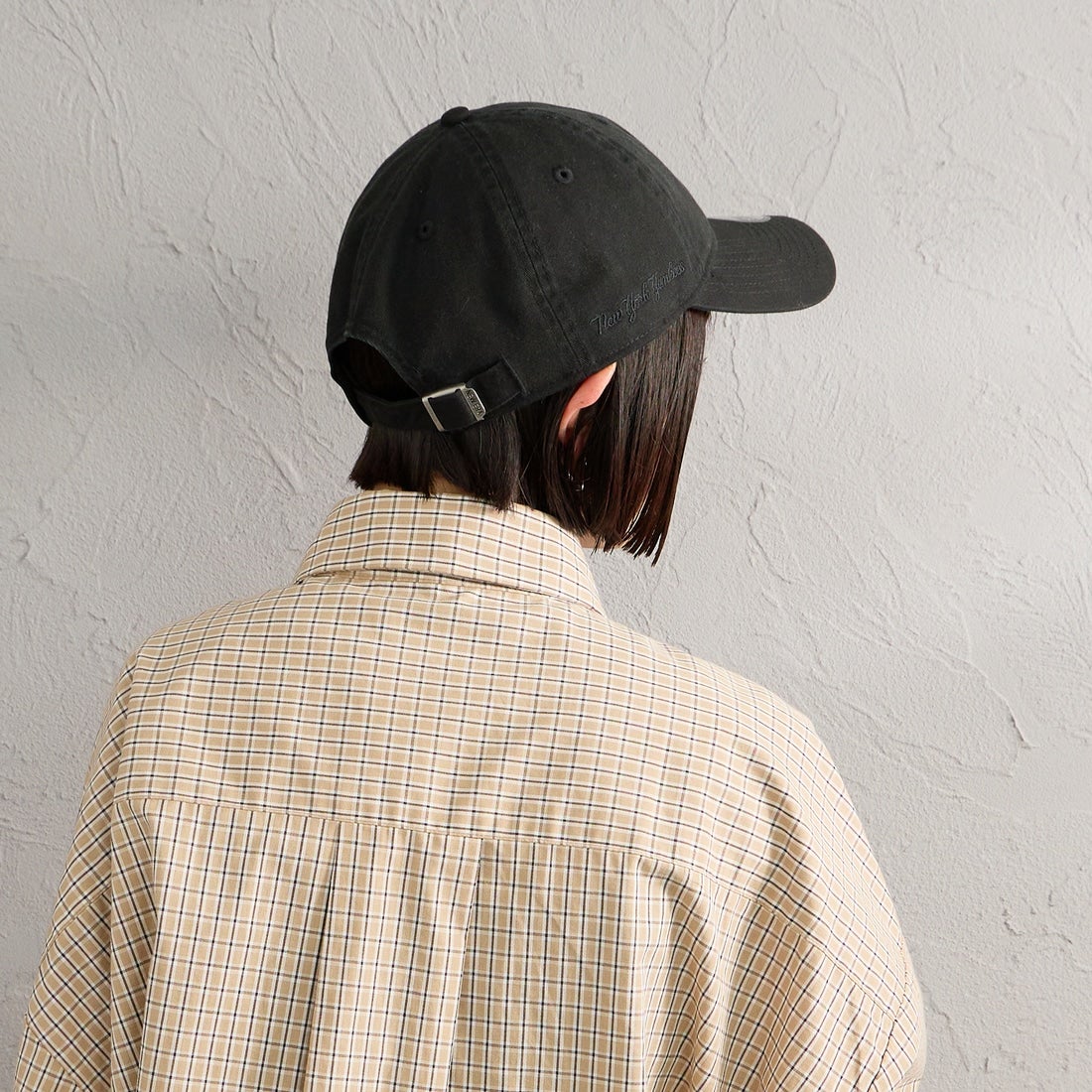 NEW ERA [ニューエラ] 別注 9TWENTY ベースボールキャップ ニューヨーク・ヤンキース [15398386-JF] BLACK