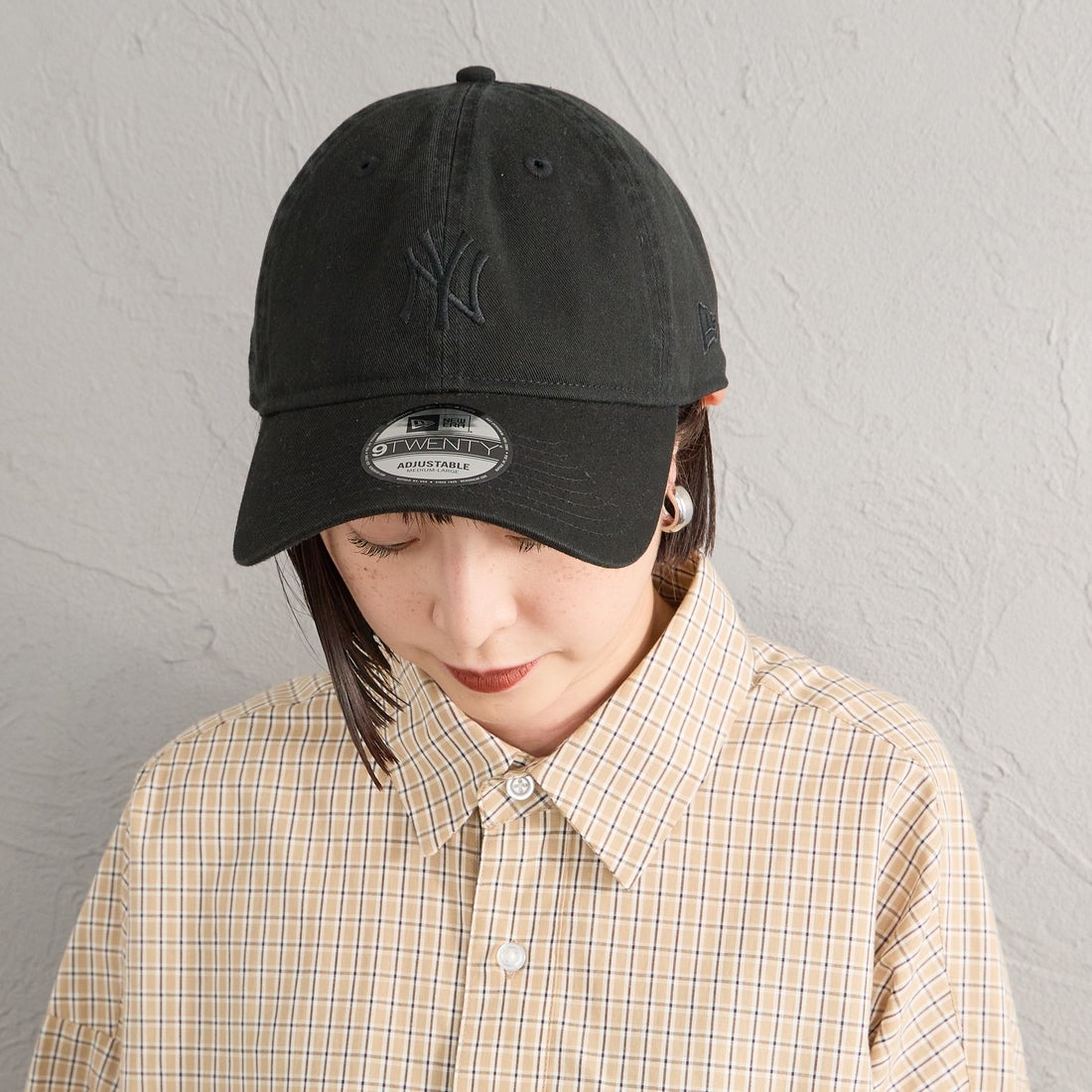 NEW ERA [ニューエラ] 別注 9TWENTY ベースボールキャップ ニューヨーク・ヤンキース [15398386-JF] BLACK