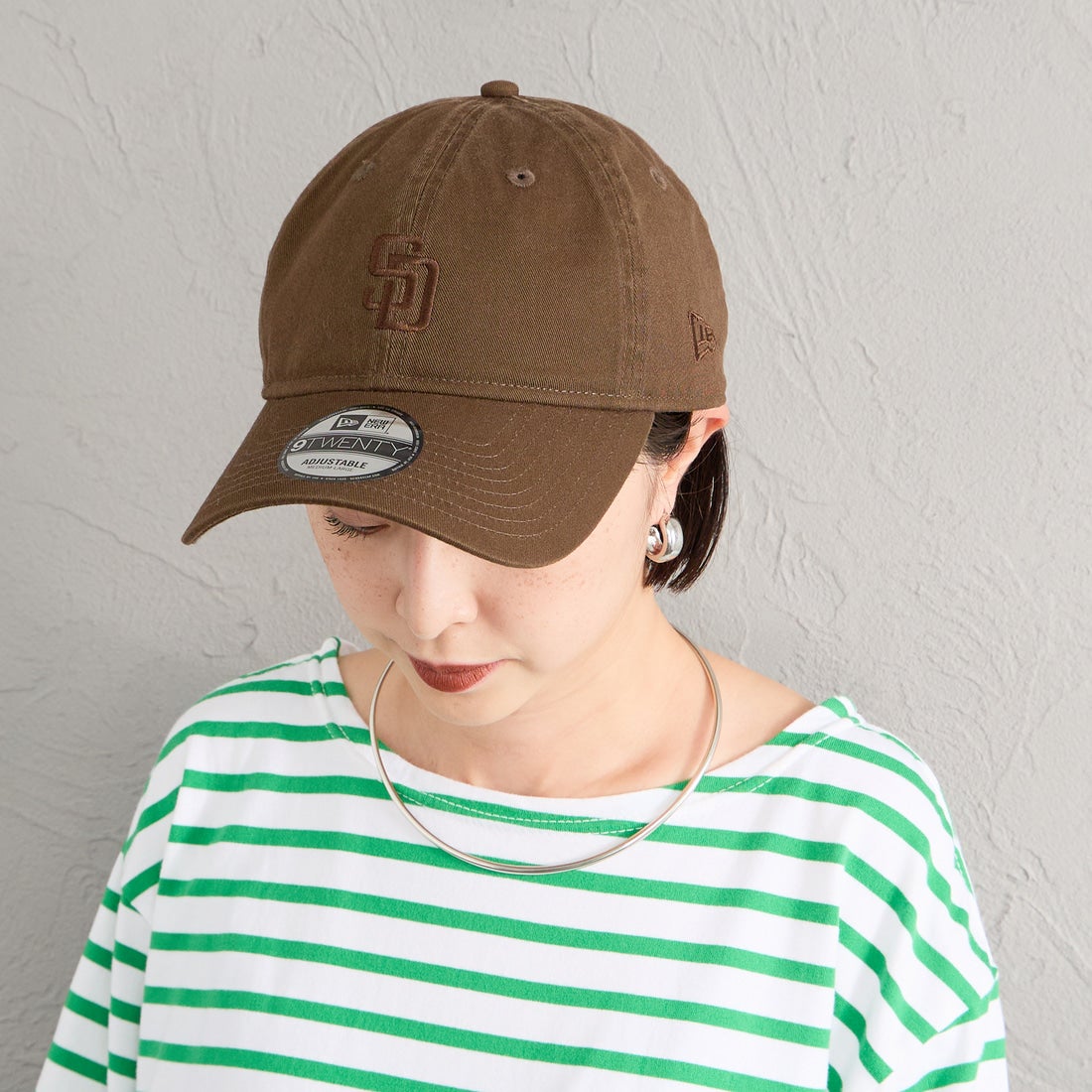 NEW ERA [ニューエラ] 別注 9TWENTY ベースボールキャップ サンディエゴ・パドレス [15398385-JF] WALNUT