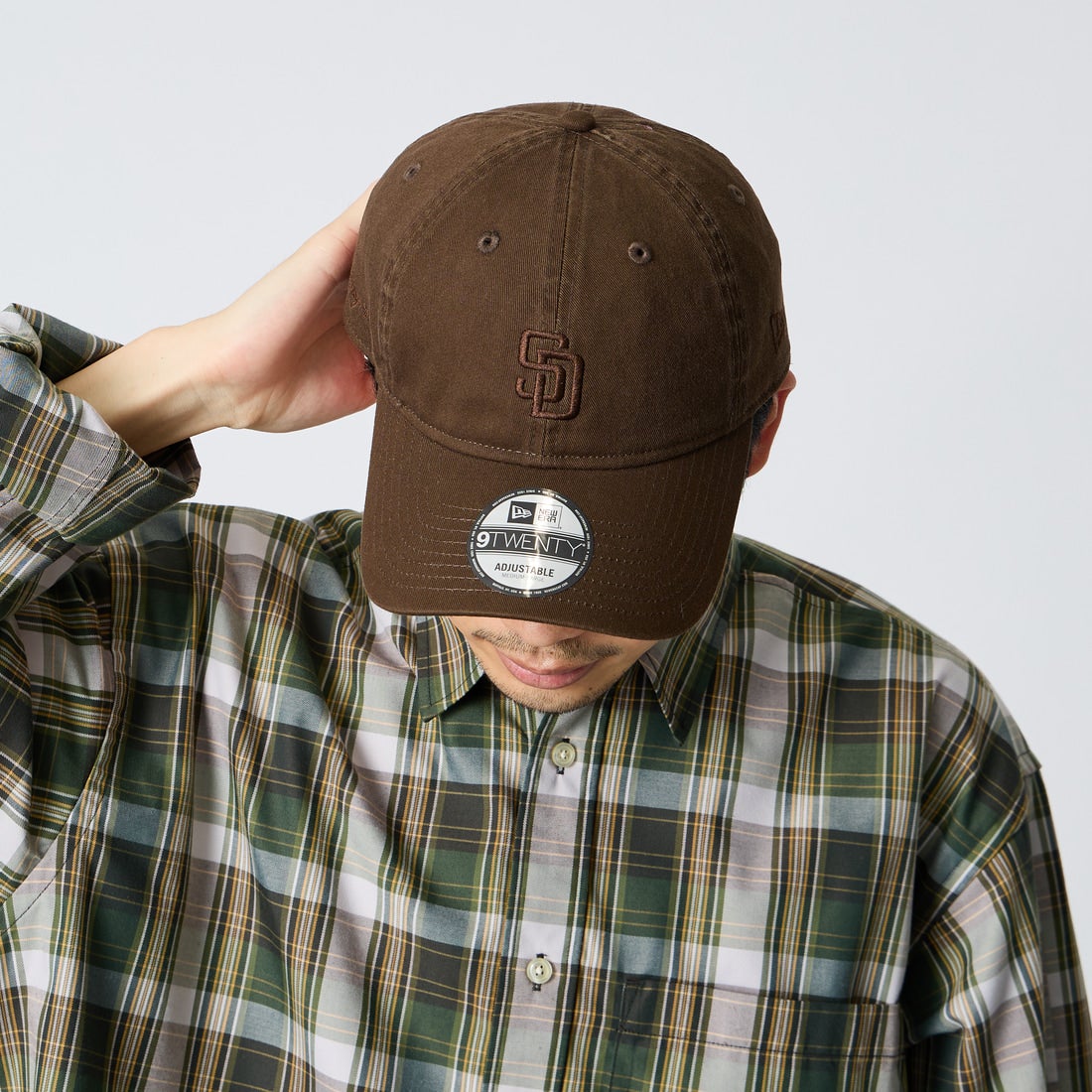 NEW ERA [ニューエラ] 別注 9TWENTY ベースボールキャップ サンディエゴ・パドレス [15398385-JF] WALNUT