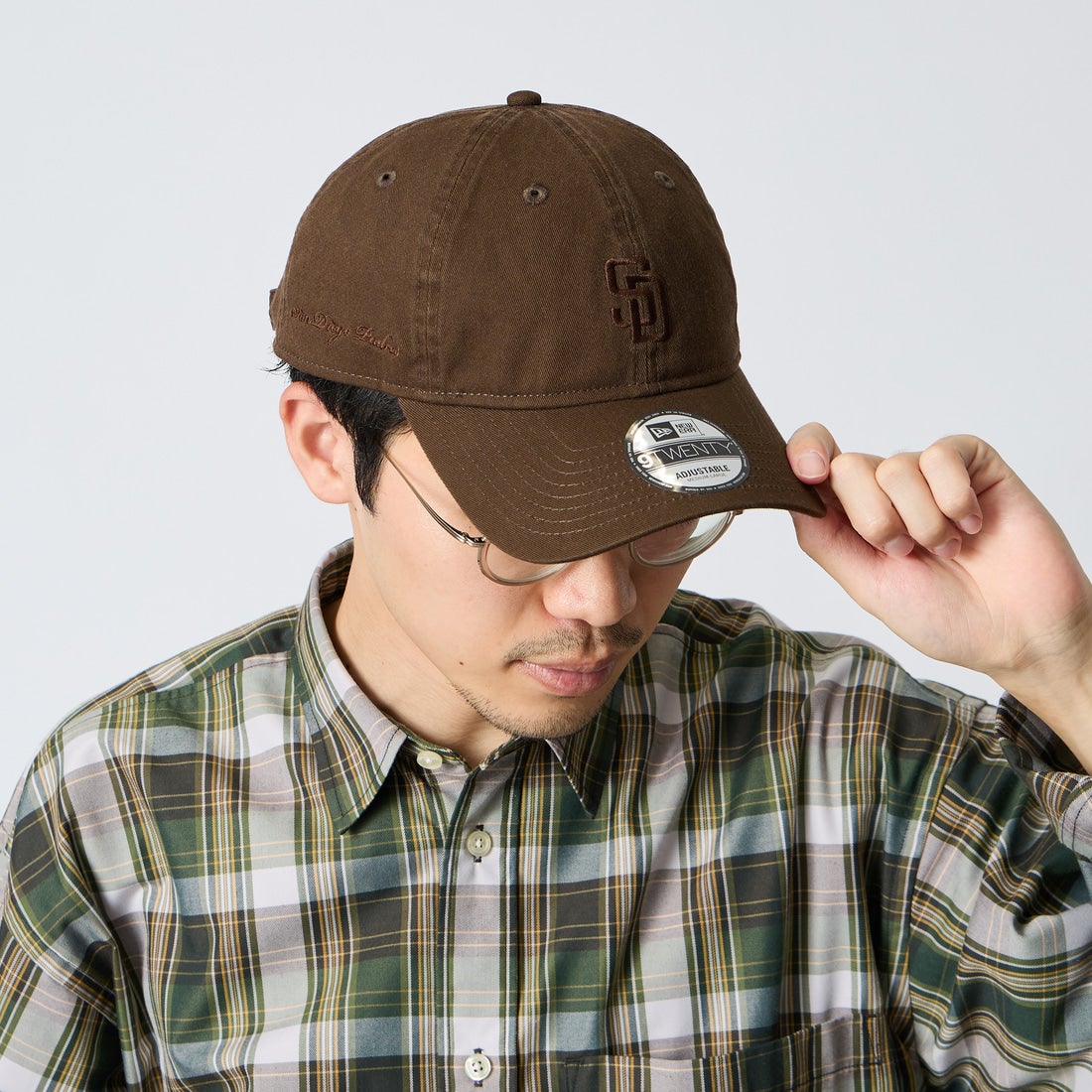 NEW ERA [ニューエラ] 別注 9TWENTY ベースボールキャップ サンディエゴ・パドレス [15398385-JF] WALNUT