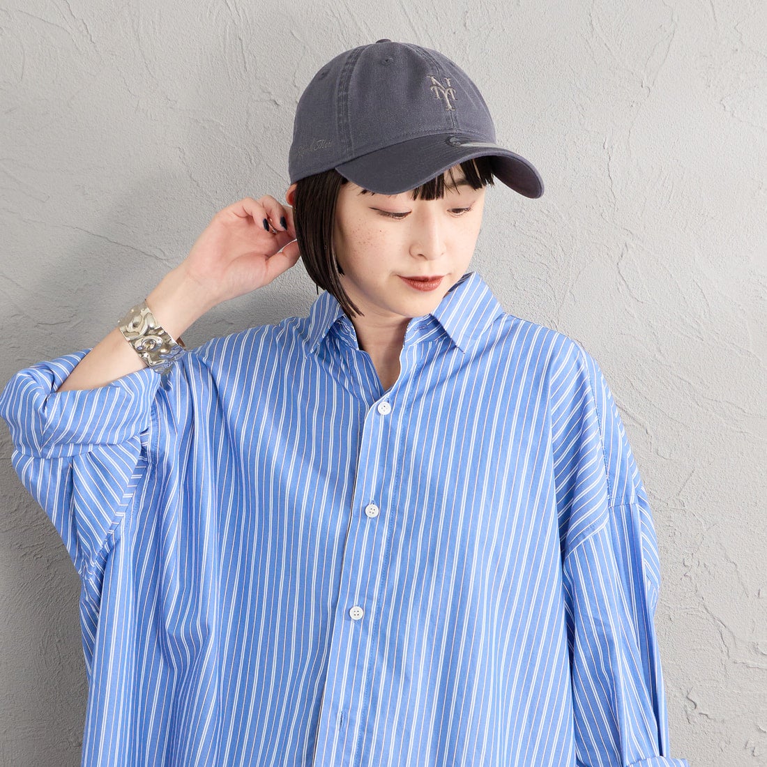 NEW ERA [ニューエラ] 別注 9TWENTY ベースボールキャップ ニューヨーク・メッツ [15398387-JF] GRAPHITE