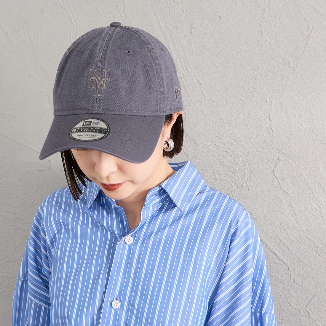 NEW ERA [ニューエラ] 別注 9TWENTY ベースボールキャップ ニューヨーク・メッツ [15398387-JF] GRAPHITE
