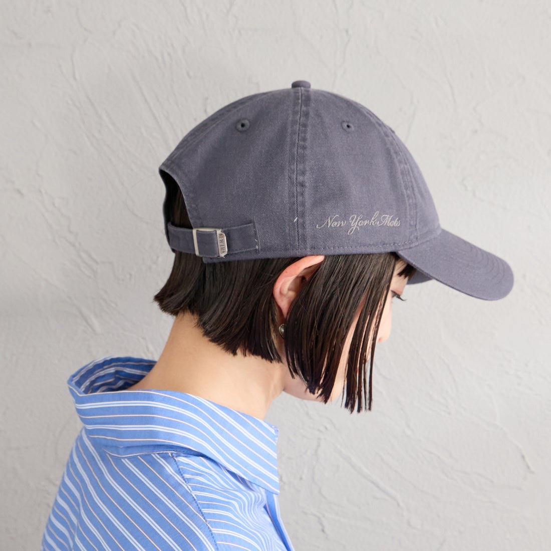 NEW ERA [ニューエラ] 別注 9TWENTY ベースボールキャップ ニューヨーク・メッツ [15398387-JF] GRAPHITE
