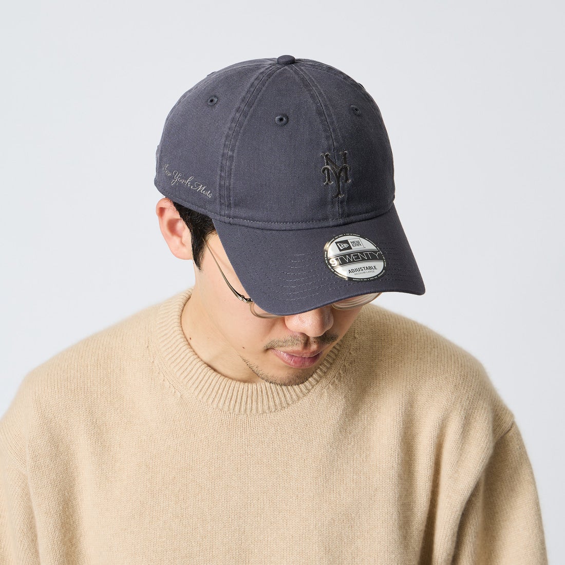 NEW ERA [ニューエラ] 別注 9TWENTY ベースボールキャップ ニューヨーク・メッツ [15398387-JF] GRAPHITE