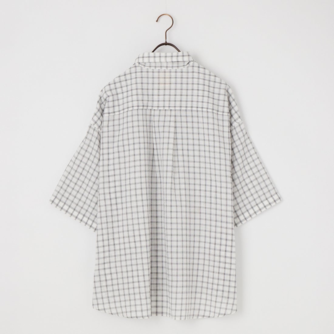Jeans Factory Clothes [ジーンズファクトリークローズ] ショートスリーブ ビッグボタンダウンシャツ [JFC-262-059] G WH/BK CH
