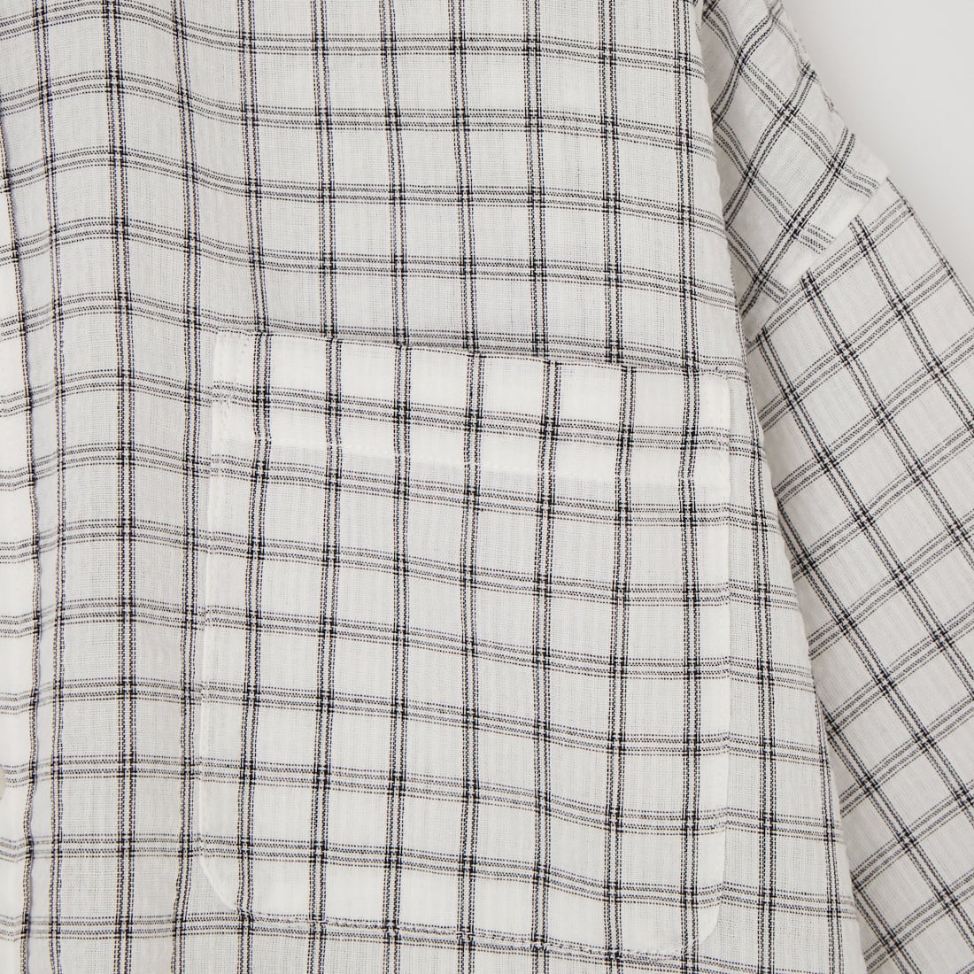 Jeans Factory Clothes [ジーンズファクトリークローズ] ショートスリーブ ビッグボタンダウンシャツ [JFC-262-059] G WH/BK CH