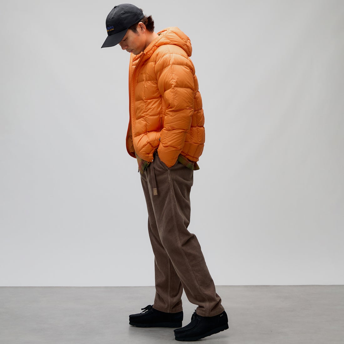 Gramicci [グラミチ] 別注 コーデュロイ エブリデイパンツ [GMP6-F1026-JF] GREIGE &&モデル身長：176cm 着用サイズ：L&&
