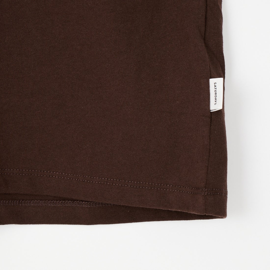 Saturdays NYC [サタデーズ ニューヨークシティ] LOOFAH カラーリラックスショートスリーブTシャツ [BBM26260] DK BROWN