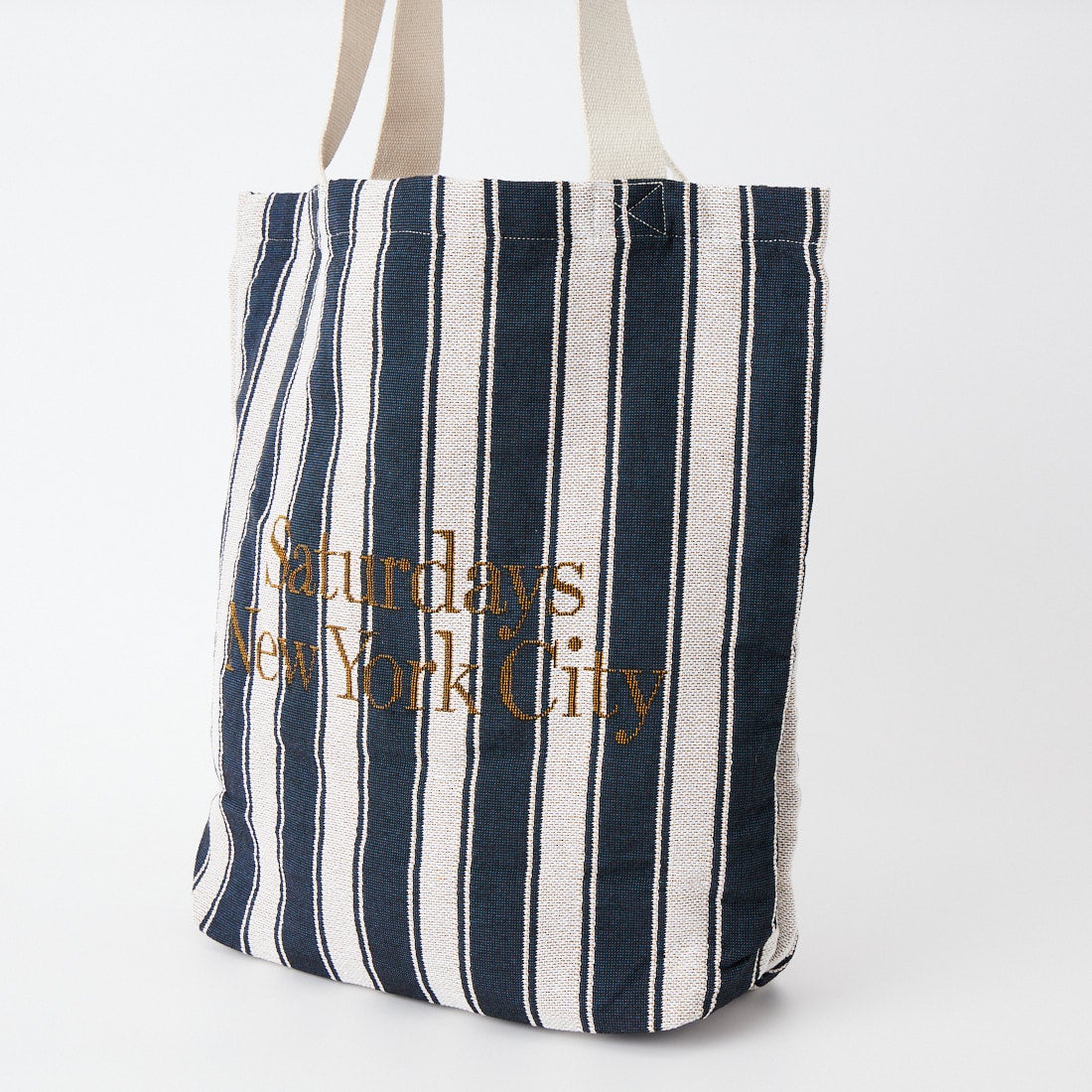 Saturdays NYC [サタデーズ ニューヨークシティ] MILLER ストライプトートバッグ [BBX26360] BLUE
