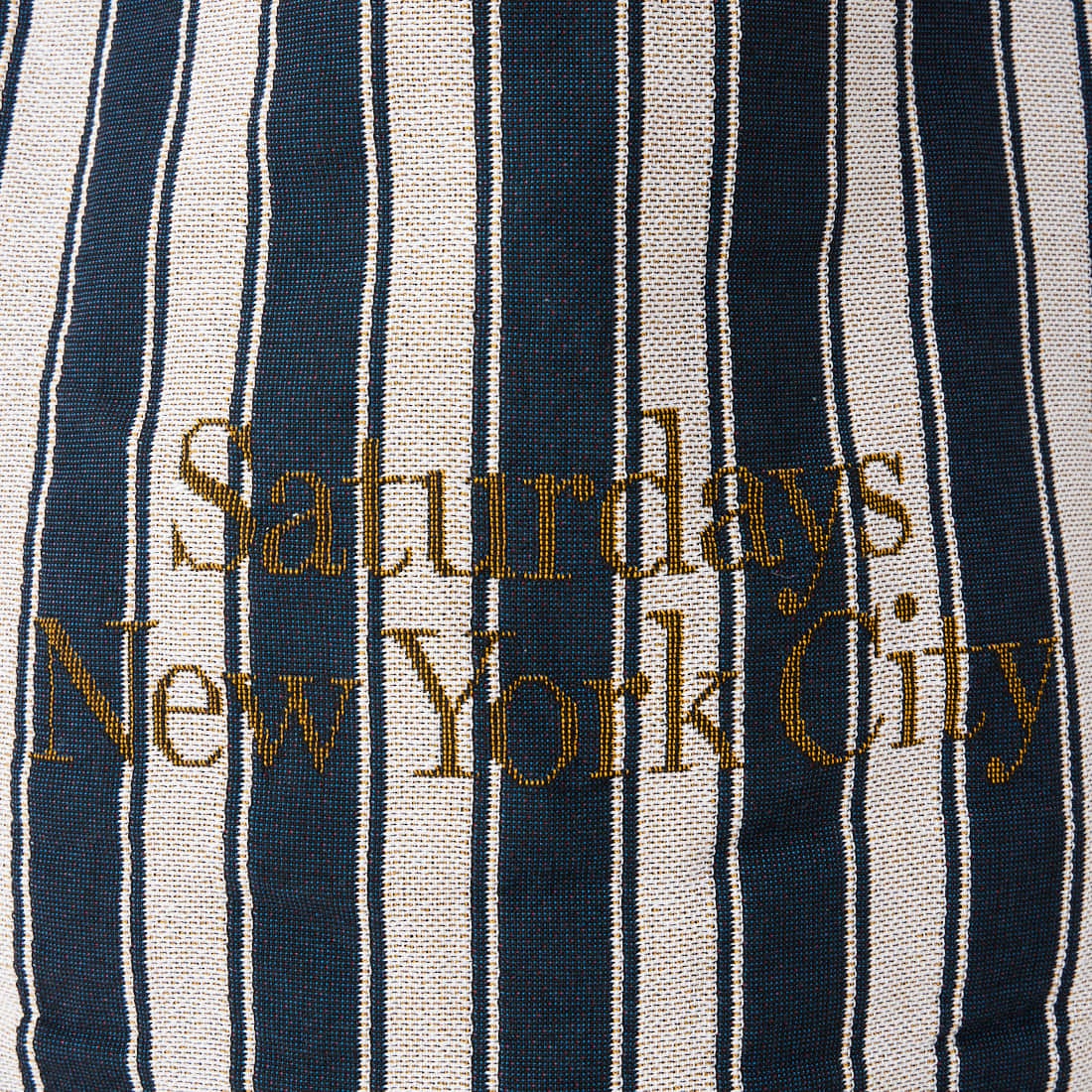 Saturdays NYC [サタデーズ ニューヨークシティ] MILLER ストライプトートバッグ [BBX26360] BLUE