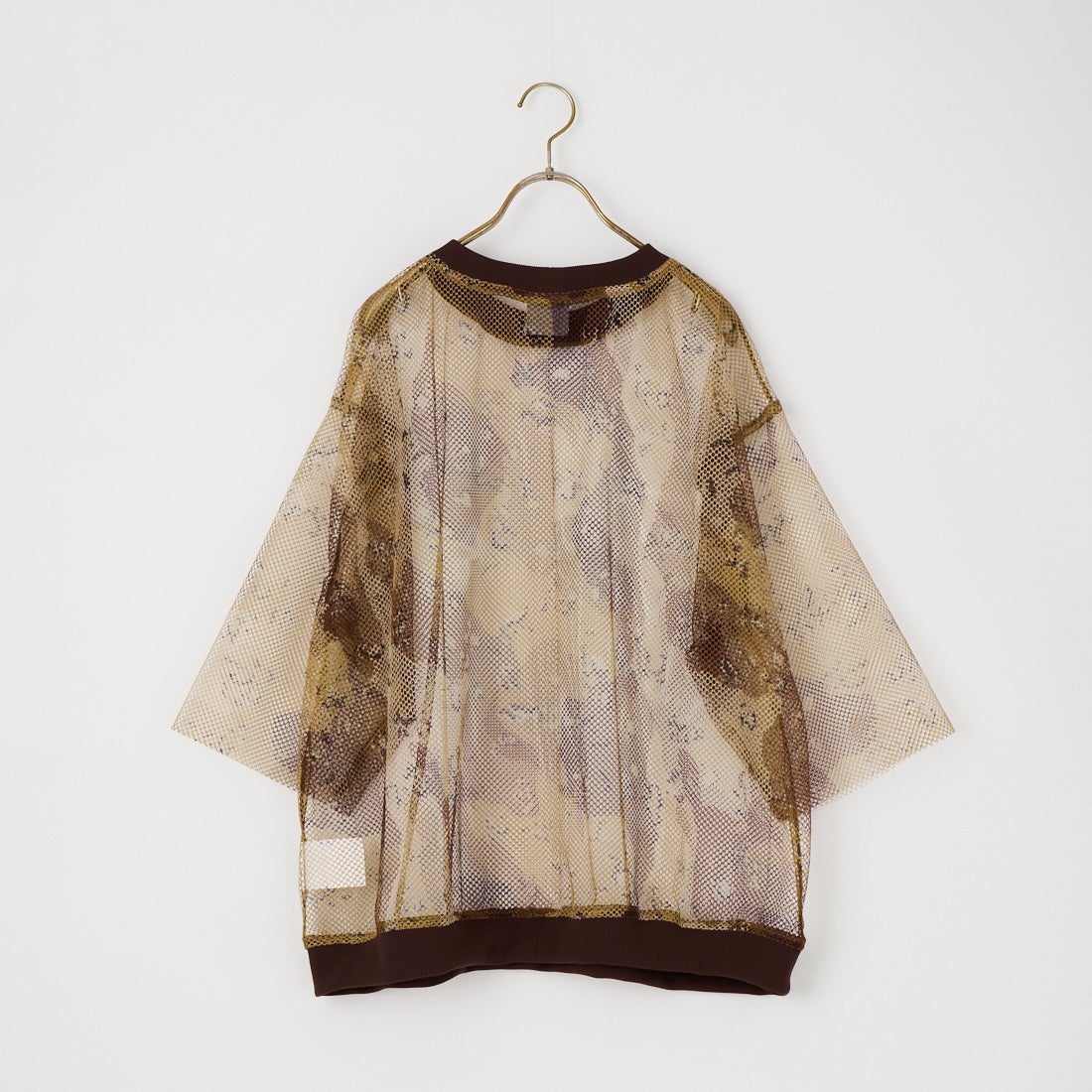 ODDMENT [オッドメント] メッシュネットTシャツ [INDIVI-NET-TEE] DESERT