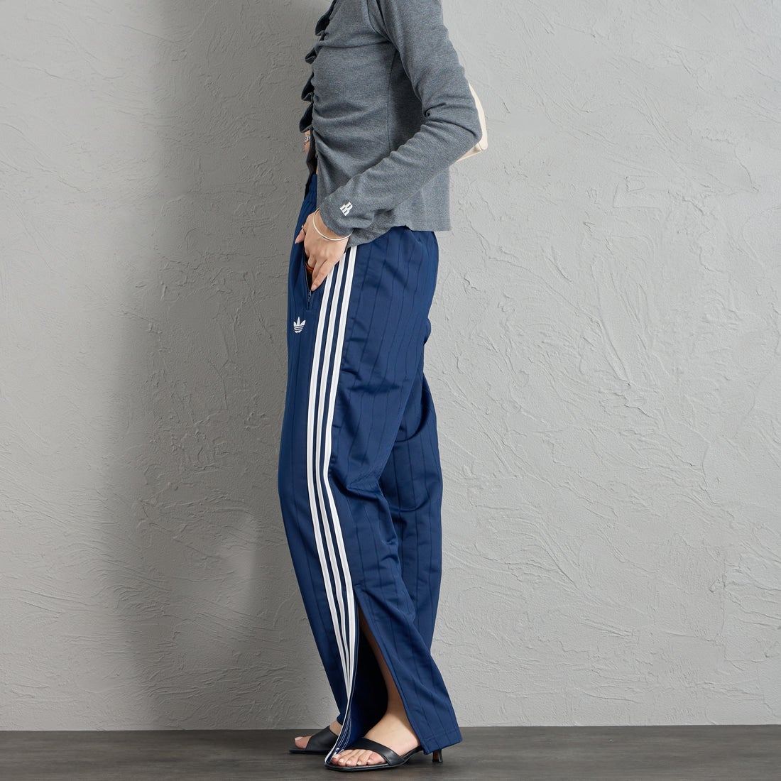 adidas Originals [アディダス オリジナルス] ファイヤーバード トラックパンツ(限定展開) [QD591-JF] KE4135 &&モデル身長：162cm 着用サイズ：S&&