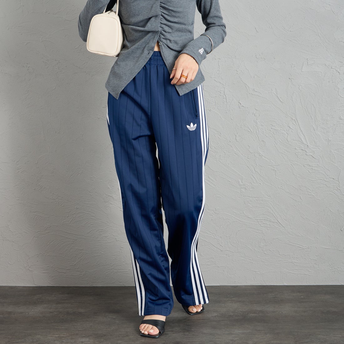 adidas Originals [アディダス オリジナルス] ファイヤーバード トラックパンツ(限定展開) [QD591-JF] KE4135 &&モデル身長：162cm 着用サイズ：S&&