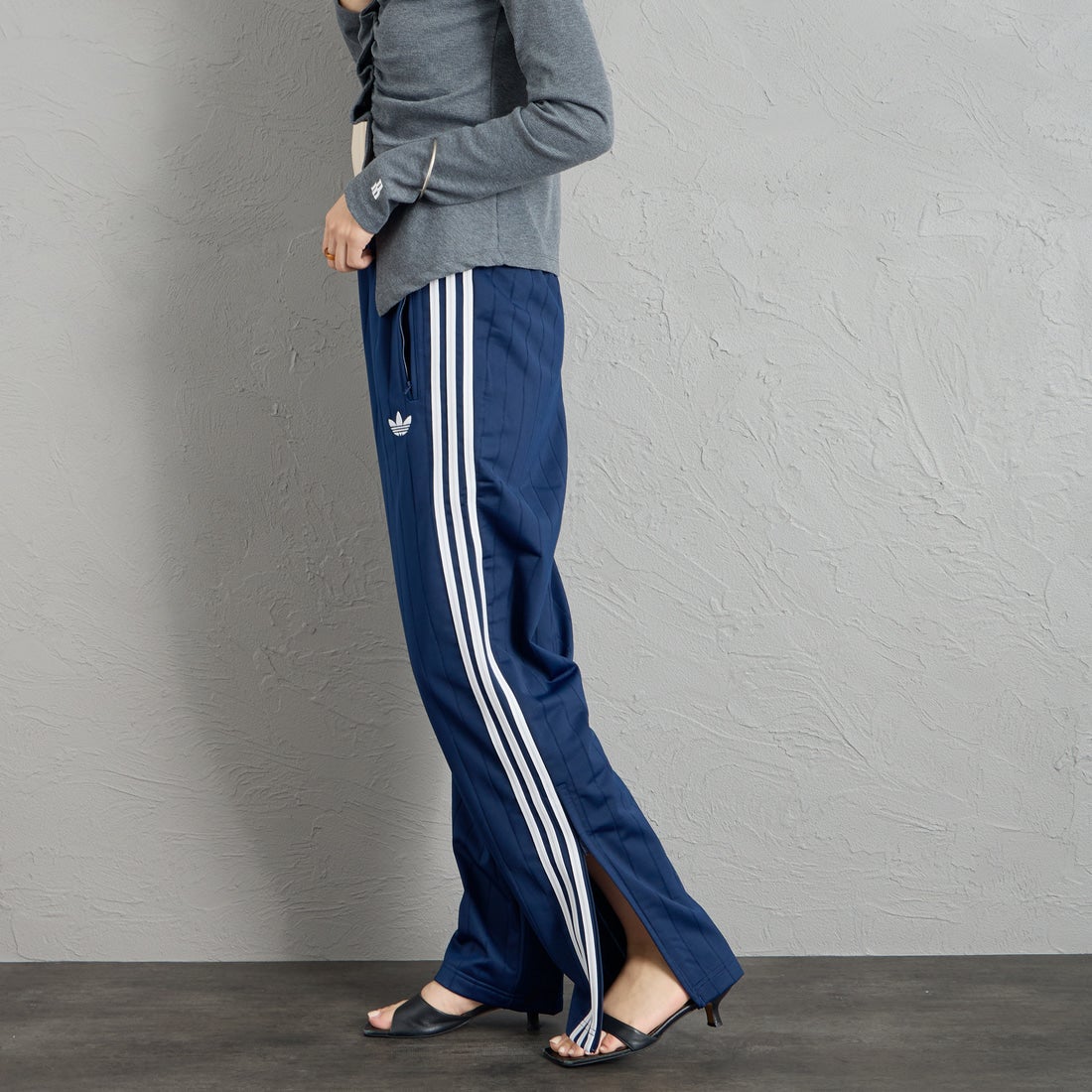 adidas Originals [アディダス オリジナルス] ファイヤーバード トラックパンツ(限定展開) [QD591-JF] KE4135 &&モデル身長：162cm 着用サイズ：S&&