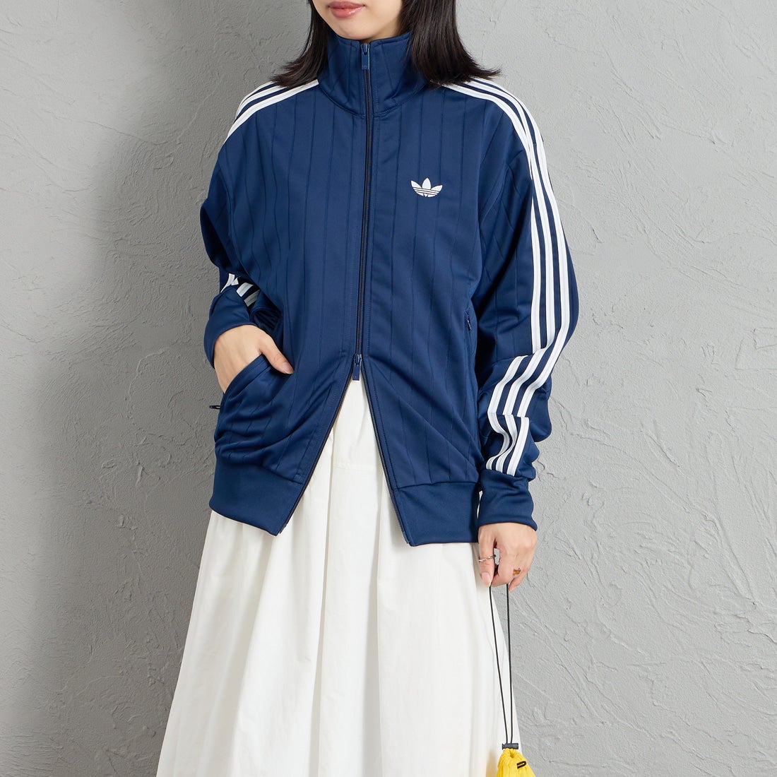 adidas Originals [アディダス オリジナルス] ファイヤーバード トラックジャケット(限定展開) [HM365-JF] KE4128 &&モデル身長：162cm 着用サイズ：S&&