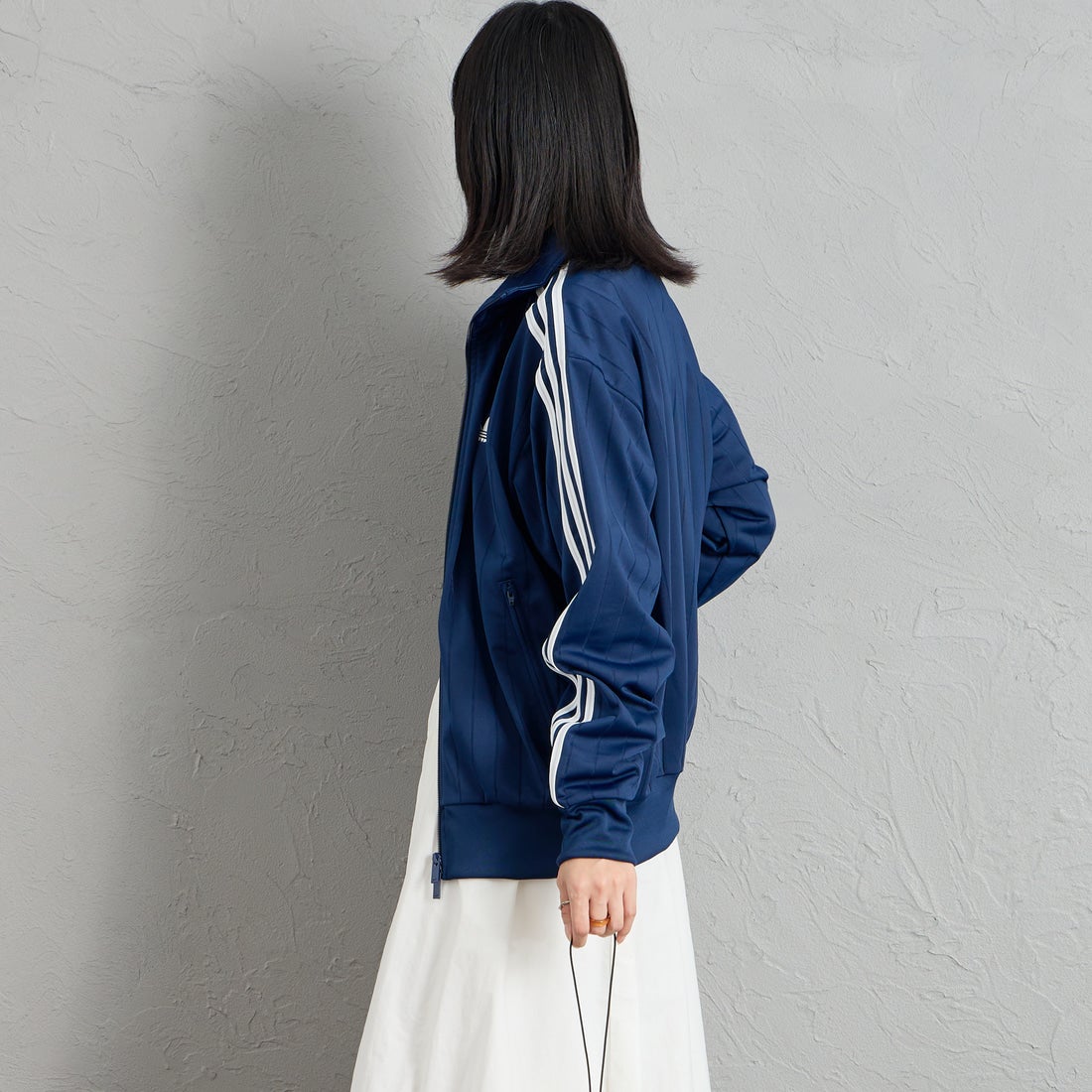 adidas Originals [アディダス オリジナルス] ファイヤーバード トラックジャケット(限定展開) [HM365-JF] KE4128 &&モデル身長：162cm 着用サイズ：S&&