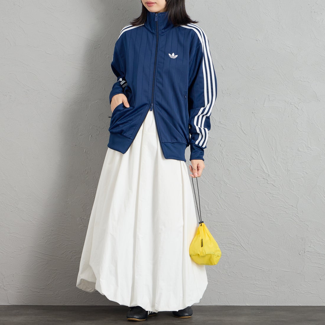 adidas Originals [アディダス オリジナルス] ファイヤーバード トラックジャケット(限定展開) [HM365-JF] KE4128 &&モデル身長：162cm 着用サイズ：S&&