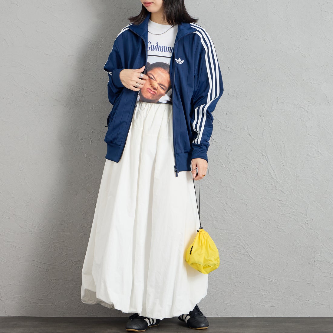 adidas Originals [アディダス オリジナルス] ファイヤーバード トラックジャケット(限定展開) [HM365-JF] KE4128 &&モデル身長：162cm 着用サイズ：S&&