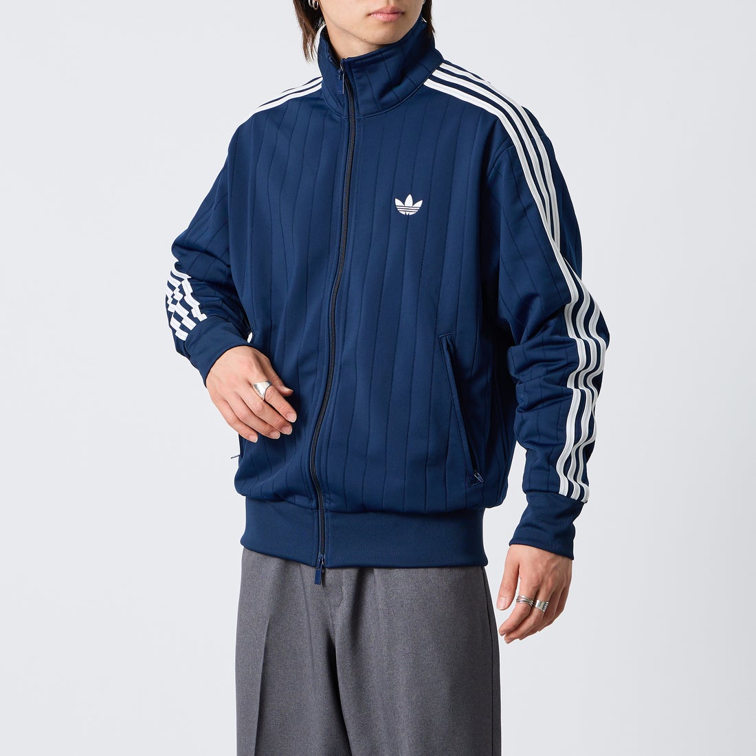 adidas Originals [アディダス オリジナルス] ファイヤーバード トラックジャケット(限定展開) [HM365-JF] KE4128 &&モデル身長：177cm 着用サイズ：L&&