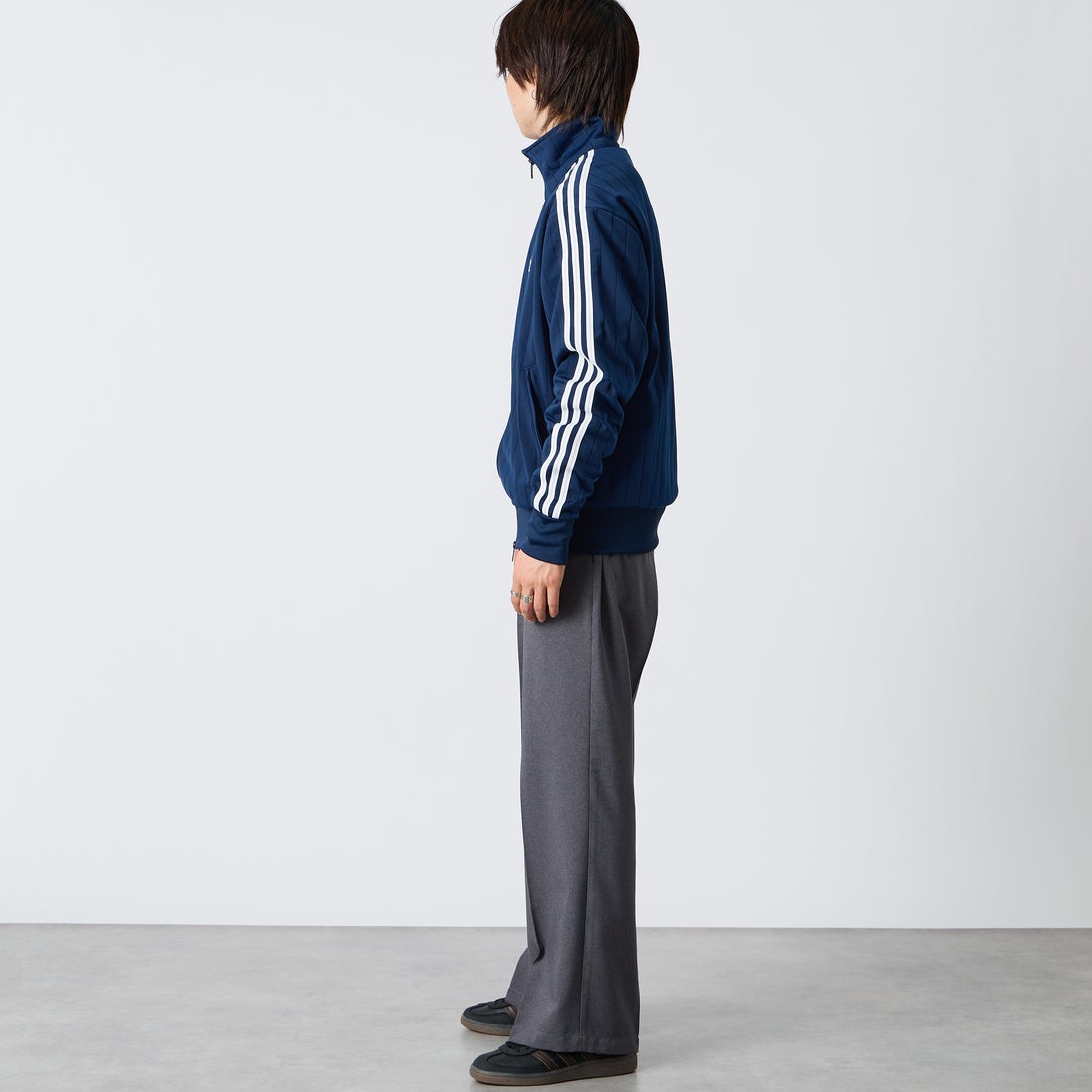 adidas Originals [アディダス オリジナルス] ファイヤーバード トラックジャケット(限定展開) [HM365-JF] KE4128 &&モデル身長：177cm 着用サイズ：L&&