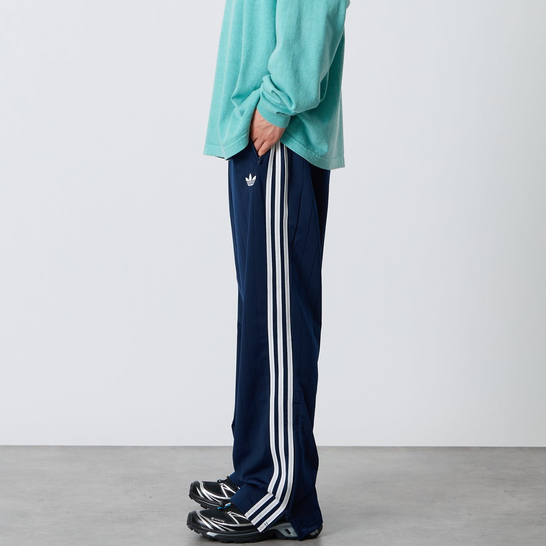 adidas Originals [アディダス オリジナルス] ファイヤーバード トラックパンツ(限定展開) [QD591-JF] KE4135 &&モデル身長：177cm 着用サイズ：L&&