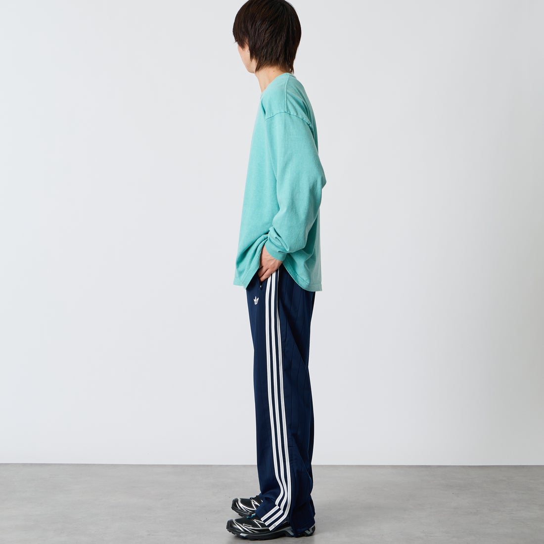 adidas Originals [アディダス オリジナルス] ファイヤーバード トラックパンツ(限定展開) [QD591-JF] KE4135 &&モデル身長：177cm 着用サイズ：L&&