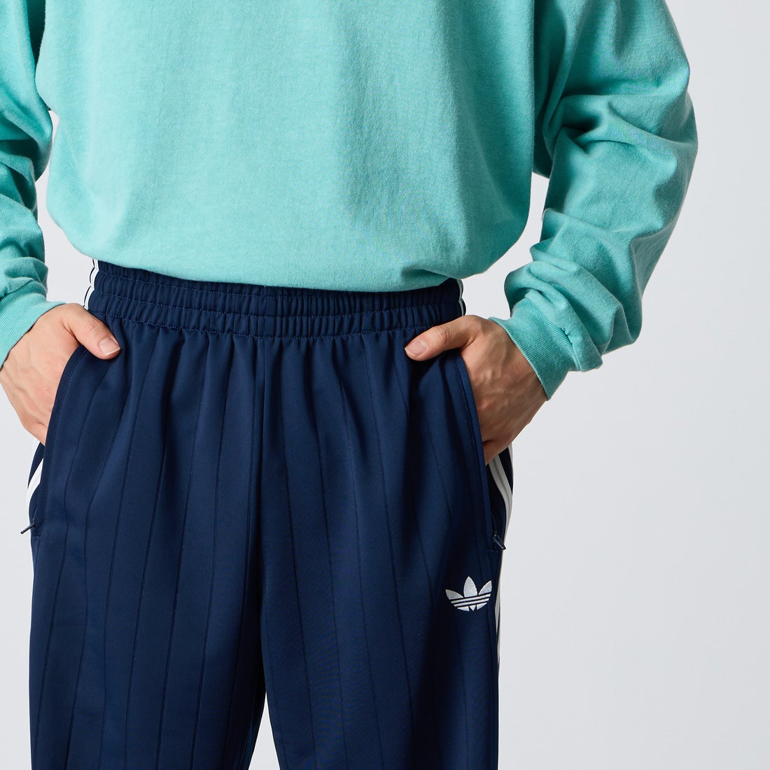 adidas Originals [アディダス オリジナルス] ファイヤーバード トラックパンツ(限定展開) [QD591-JF] KE4135 &&モデル身長：177cm 着用サイズ：L&&