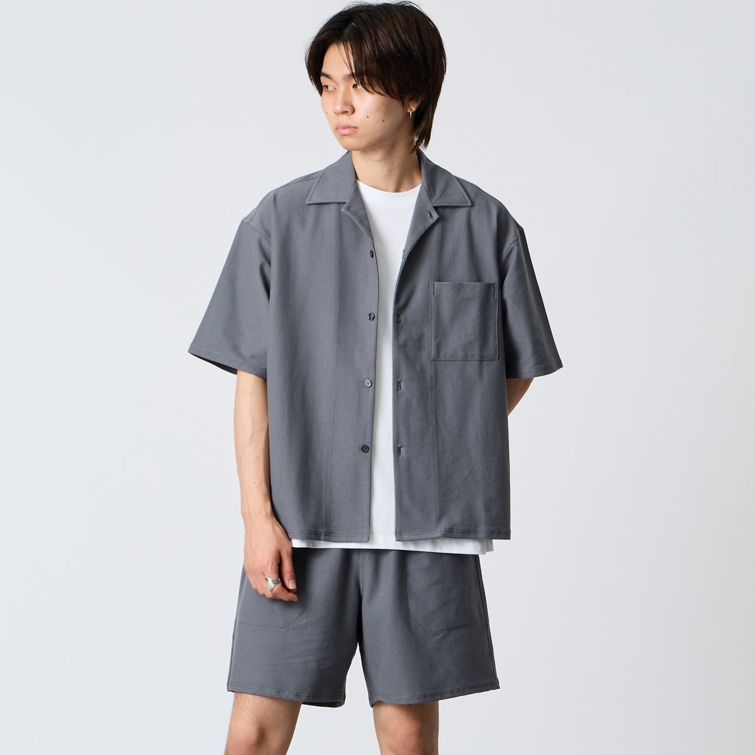 CHARCOAL&&モデル身長：177cm 着用サイズ：M&&