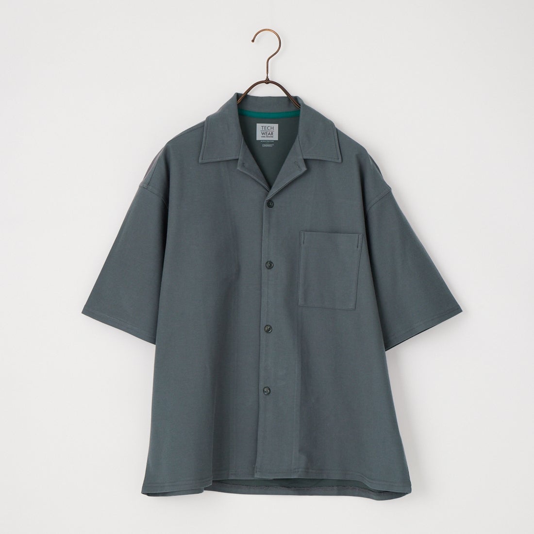 Jeans Factory Clothes [ジーンズファクトリークローズ] TECH WEAR クールリカバーシャツ [JFC-262-005] CHARCOAL
