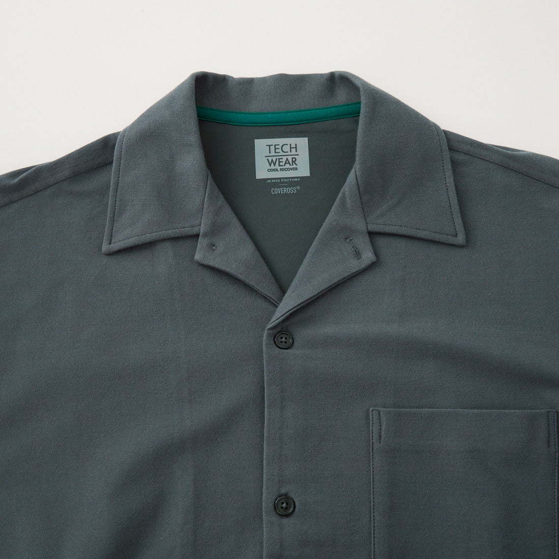 Jeans Factory Clothes [ジーンズファクトリークローズ] TECH WEAR クールリカバーシャツ [JFC-262-005] CHARCOAL