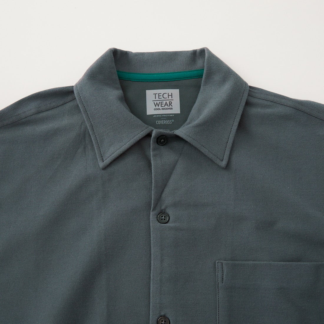 Jeans Factory Clothes [ジーンズファクトリークローズ] TECH WEAR クールリカバーシャツ [JFC-262-005] CHARCOAL