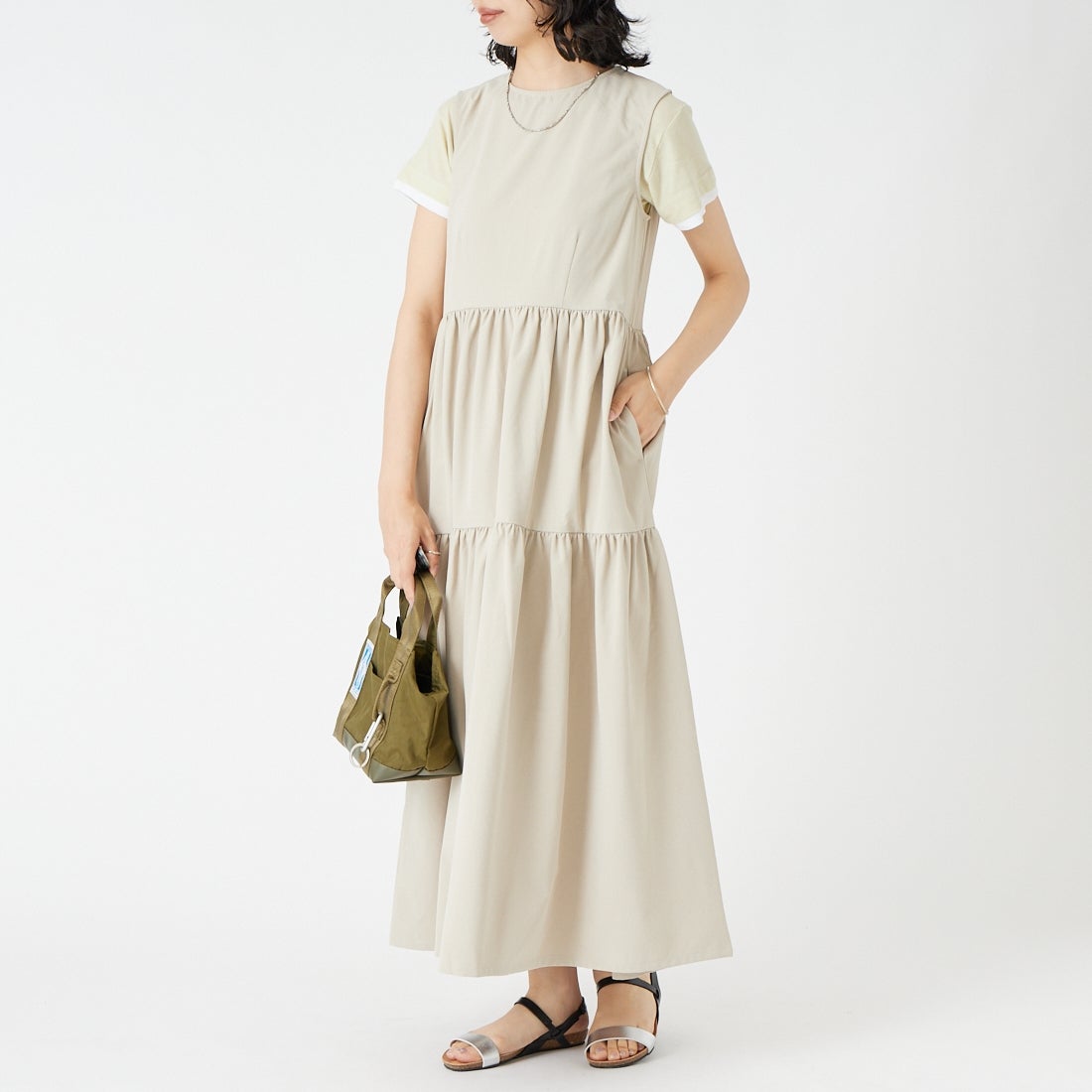BEIGE&&モデル身長：162cm 着用サイズ：36&&